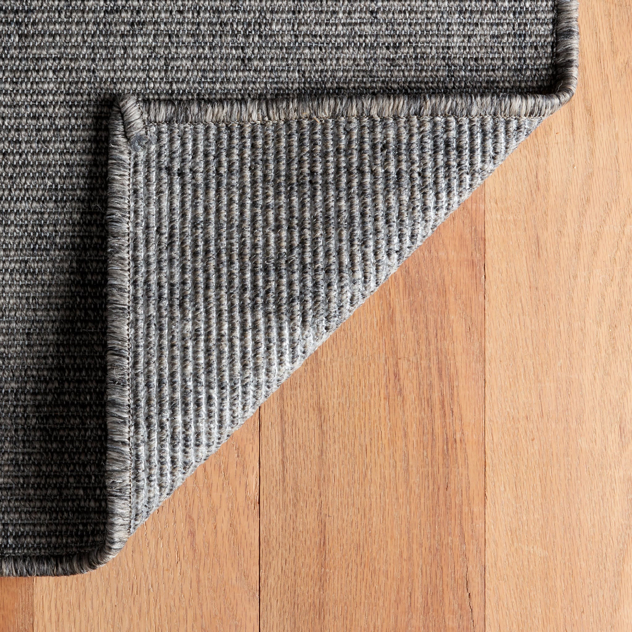 Russell Woven Indoor/Outdoor Custom Rug | Charcoal - Image 5