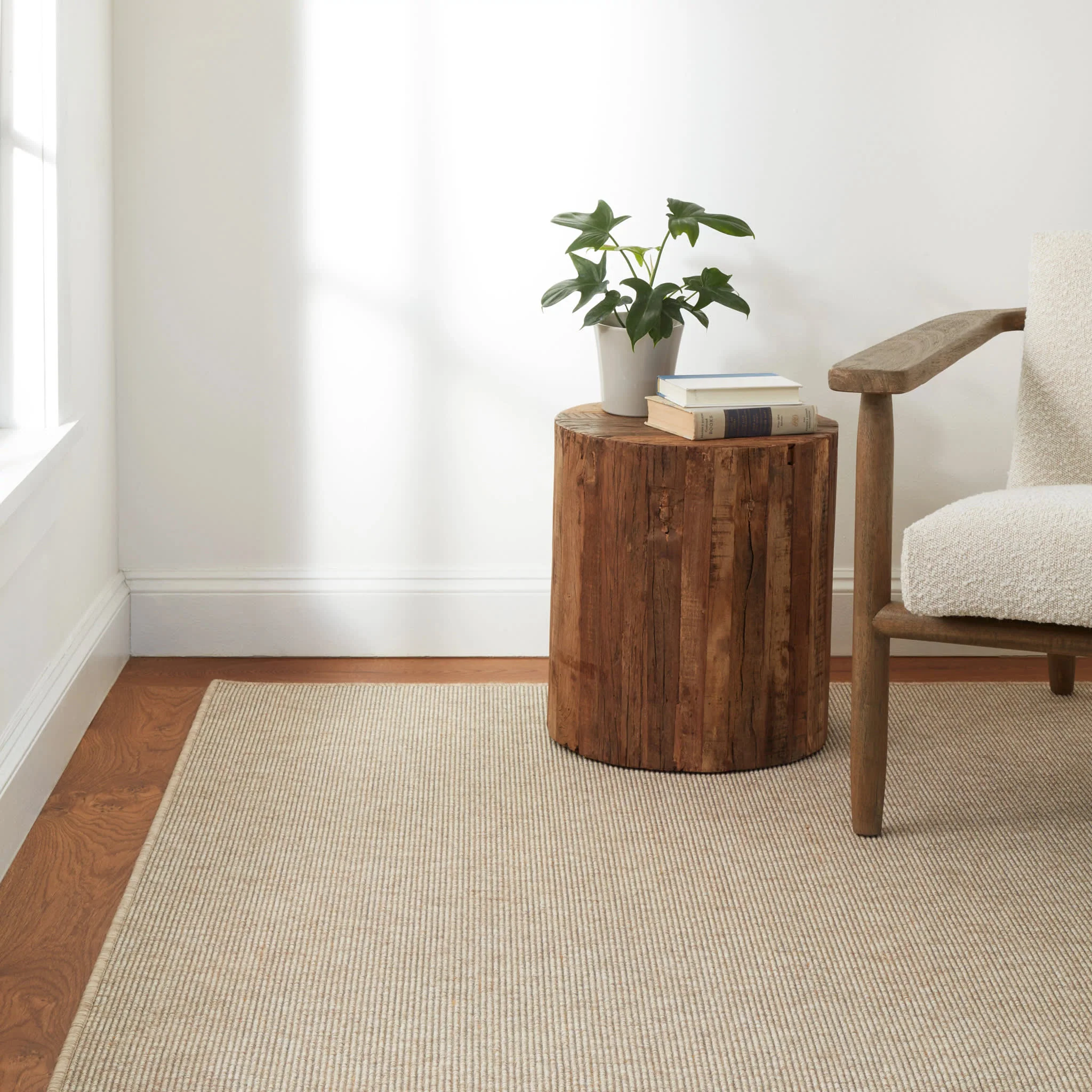 Russell Woven Indoor/Outdoor Custom Rug | Khaki - Image 2