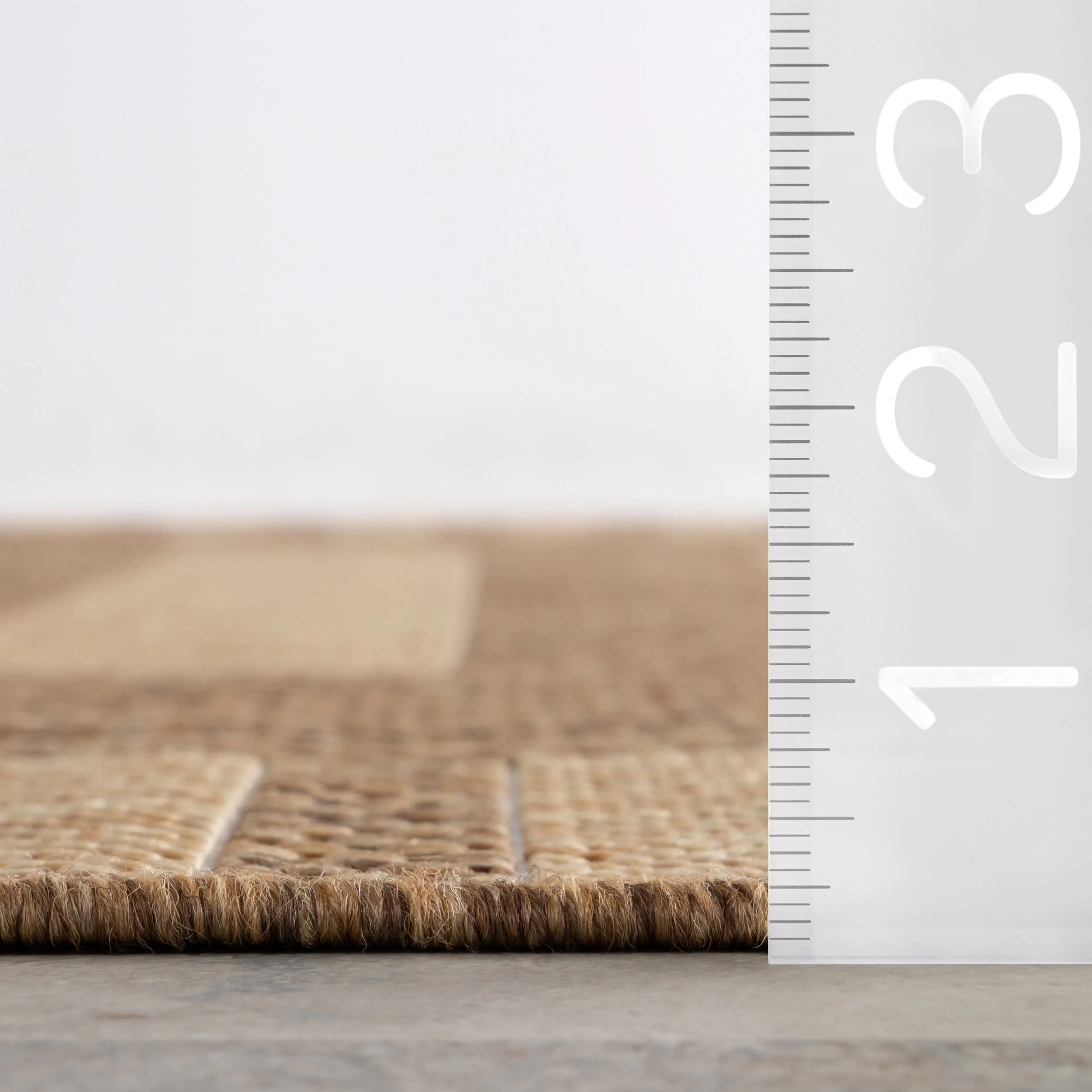Sabeen Striped Indoor/Outdoor Rug | Light Brown - Image 5