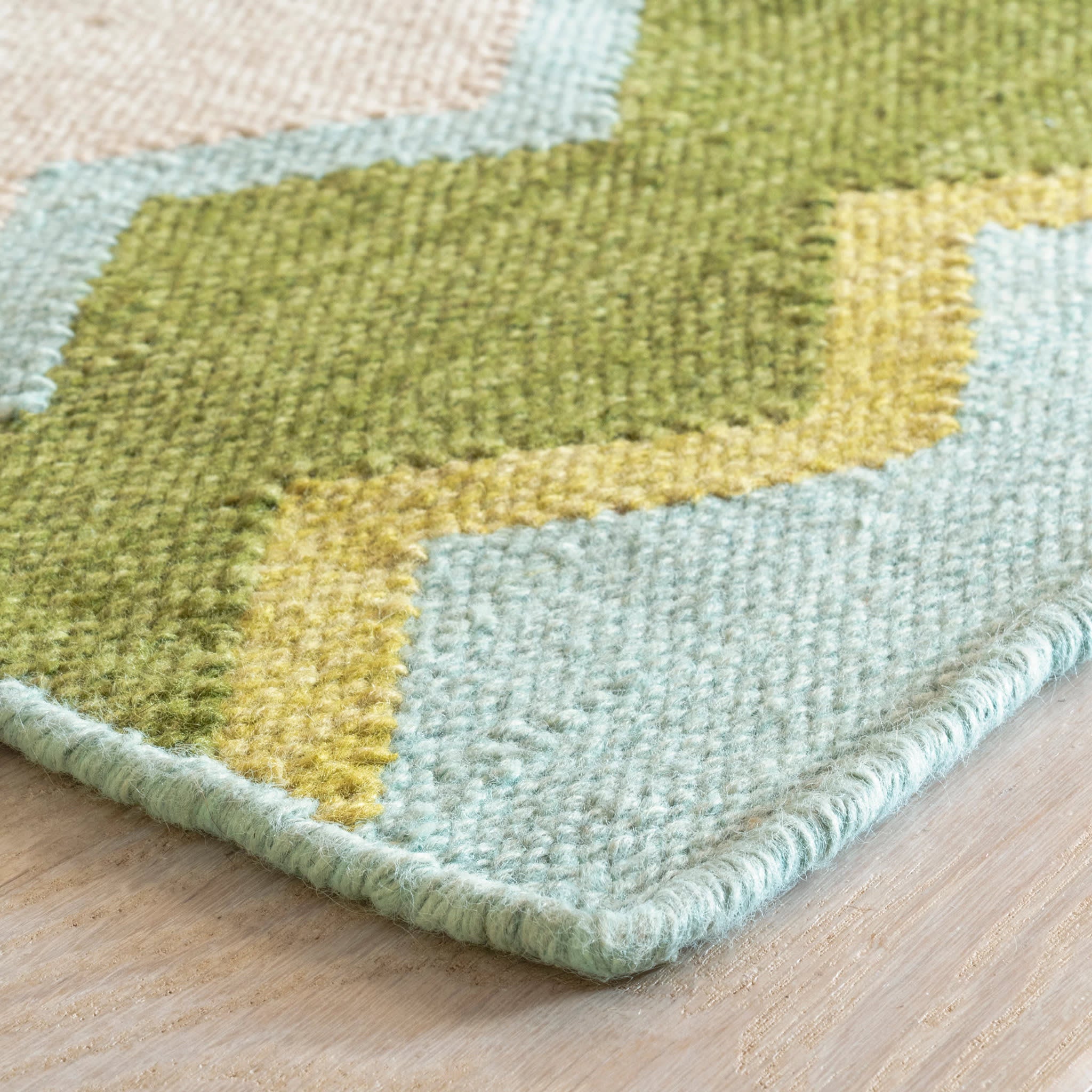 Safety Net Handwoven Indoor/Outdoor Rug | Green - Image 5