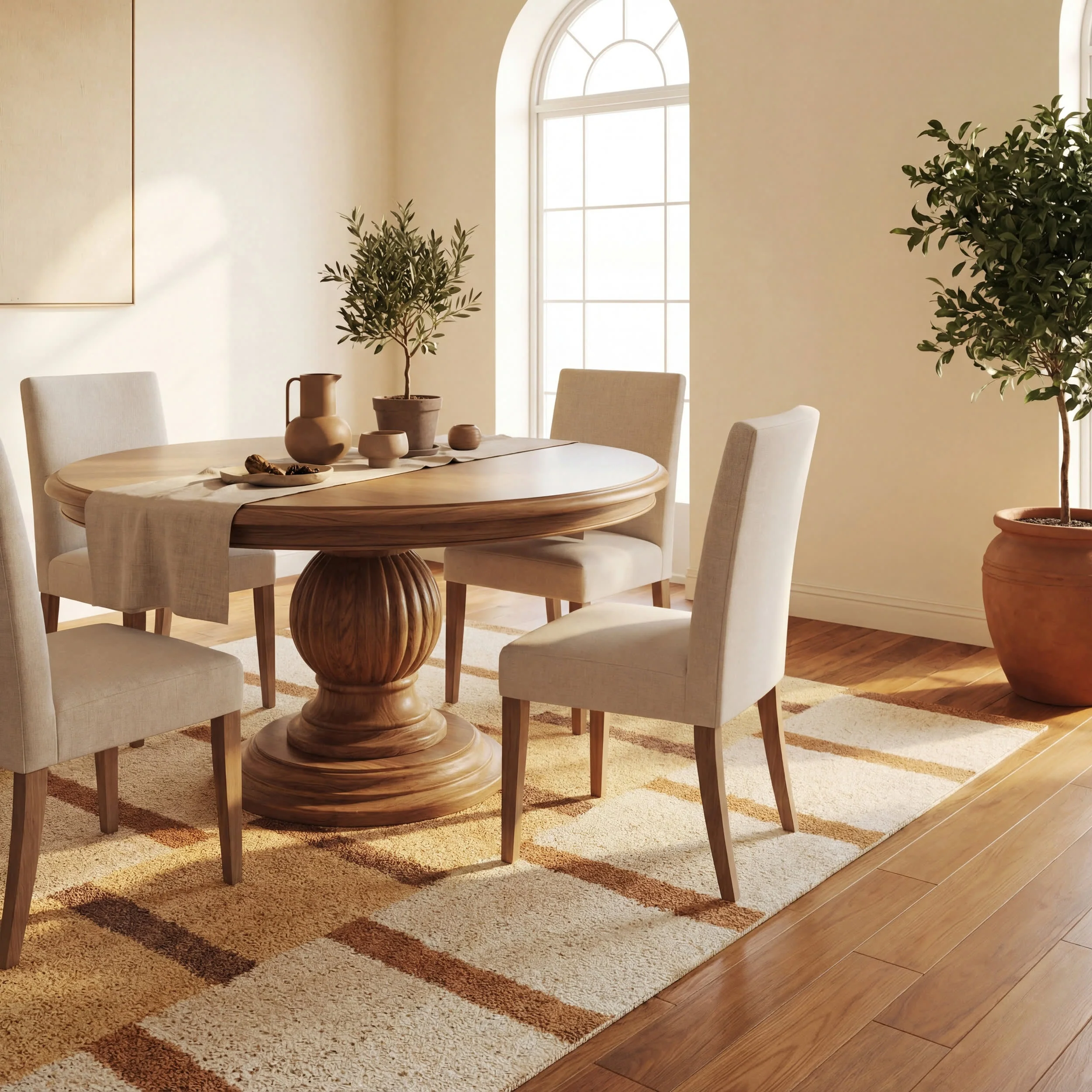 Saga Geometric Rug | Amber - Image 3
