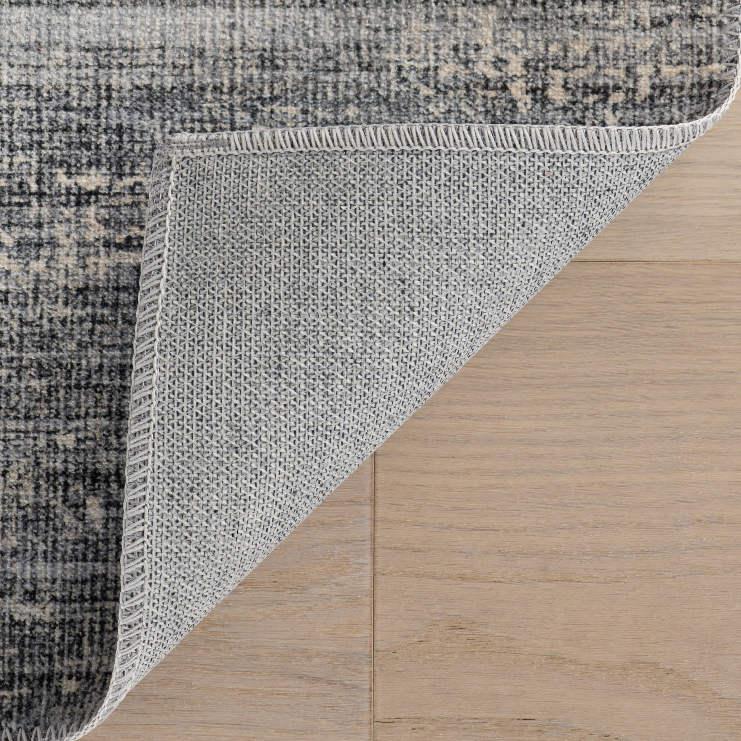 Sagebrush Geometric Spill Proof Washable Rug | Grey - Image 6