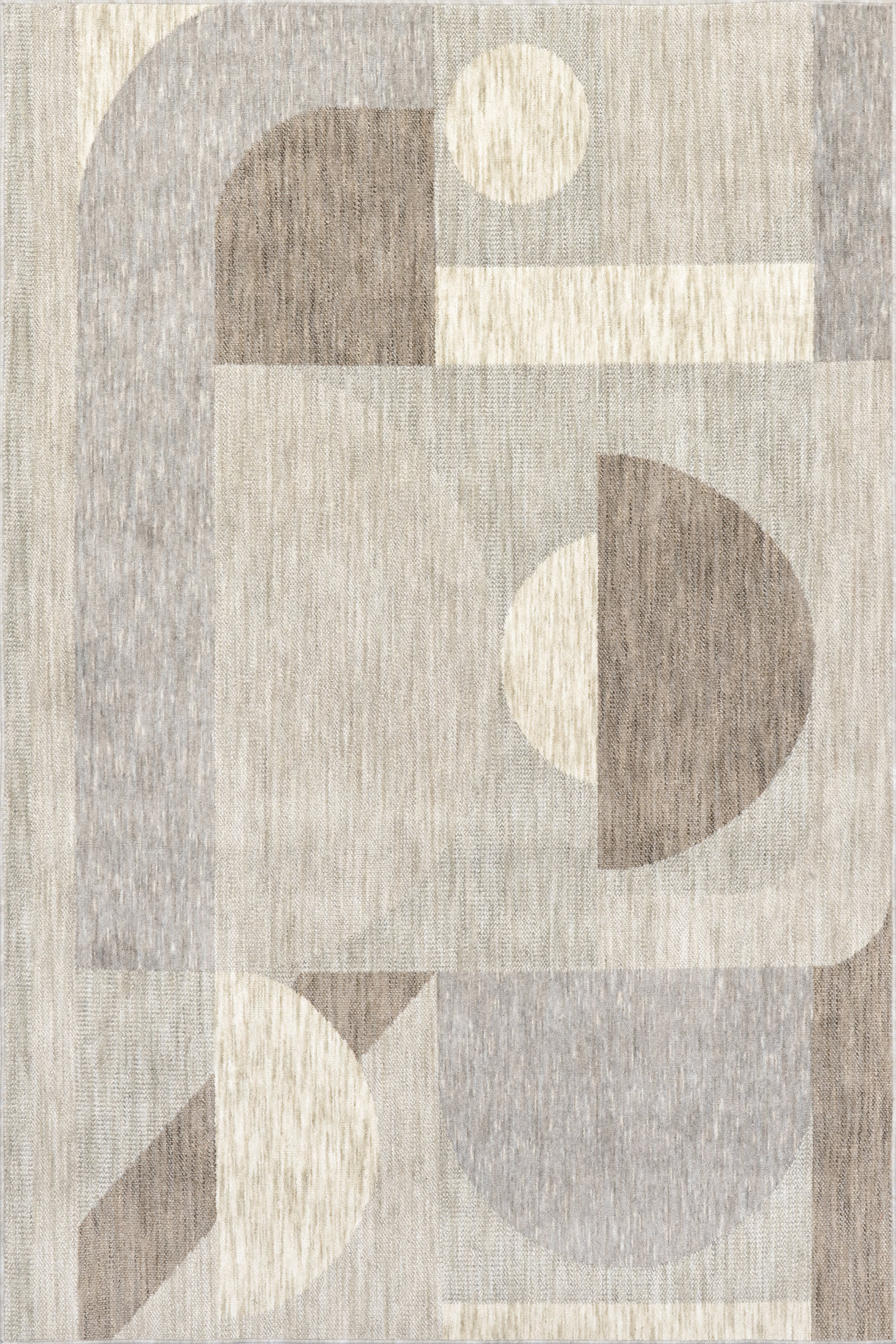 Salia Renewed Moons Rug | Beige