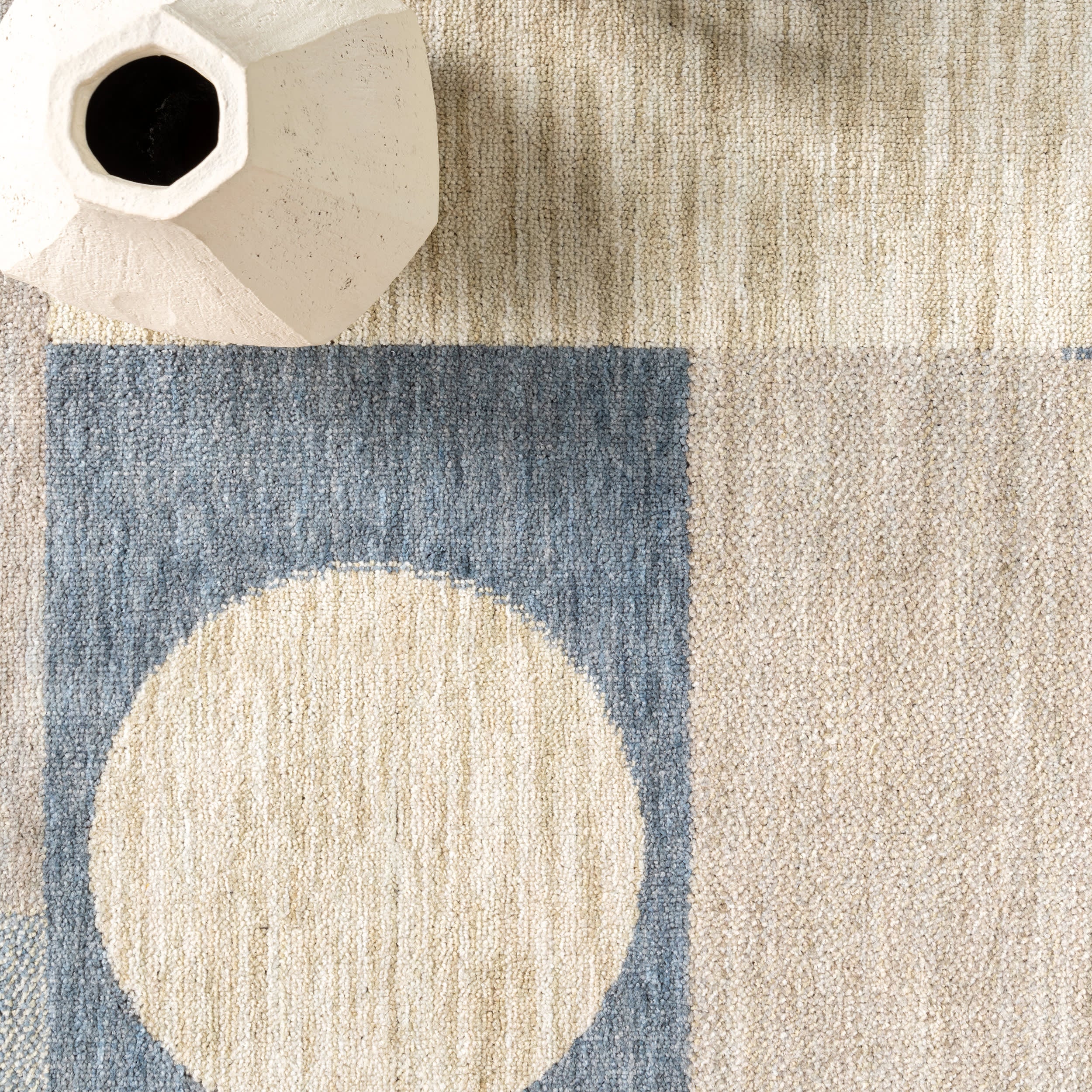 Salia Renewed Moons Rug | Blue - Image 7