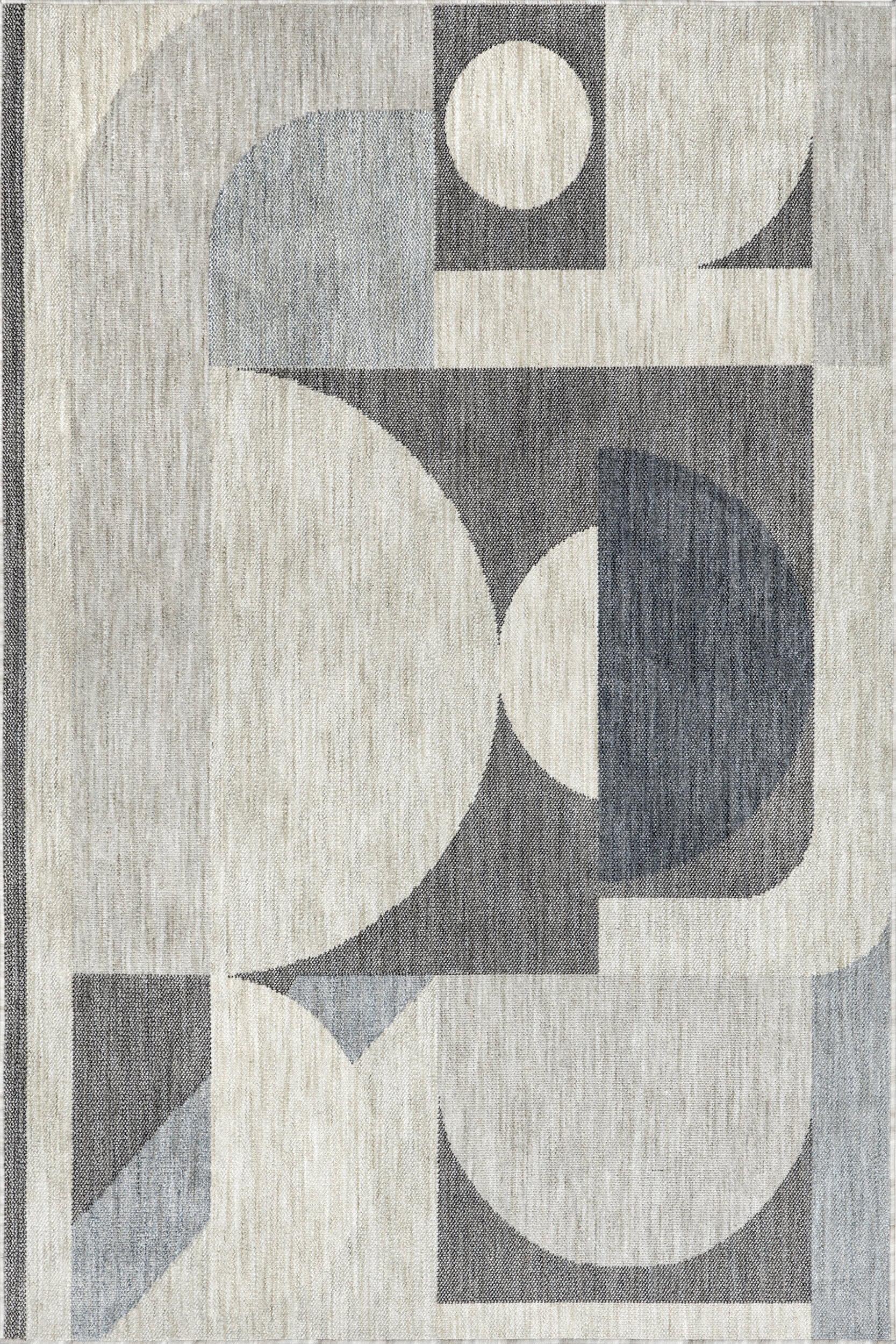 Salia Renewed Moons Rug | Grey