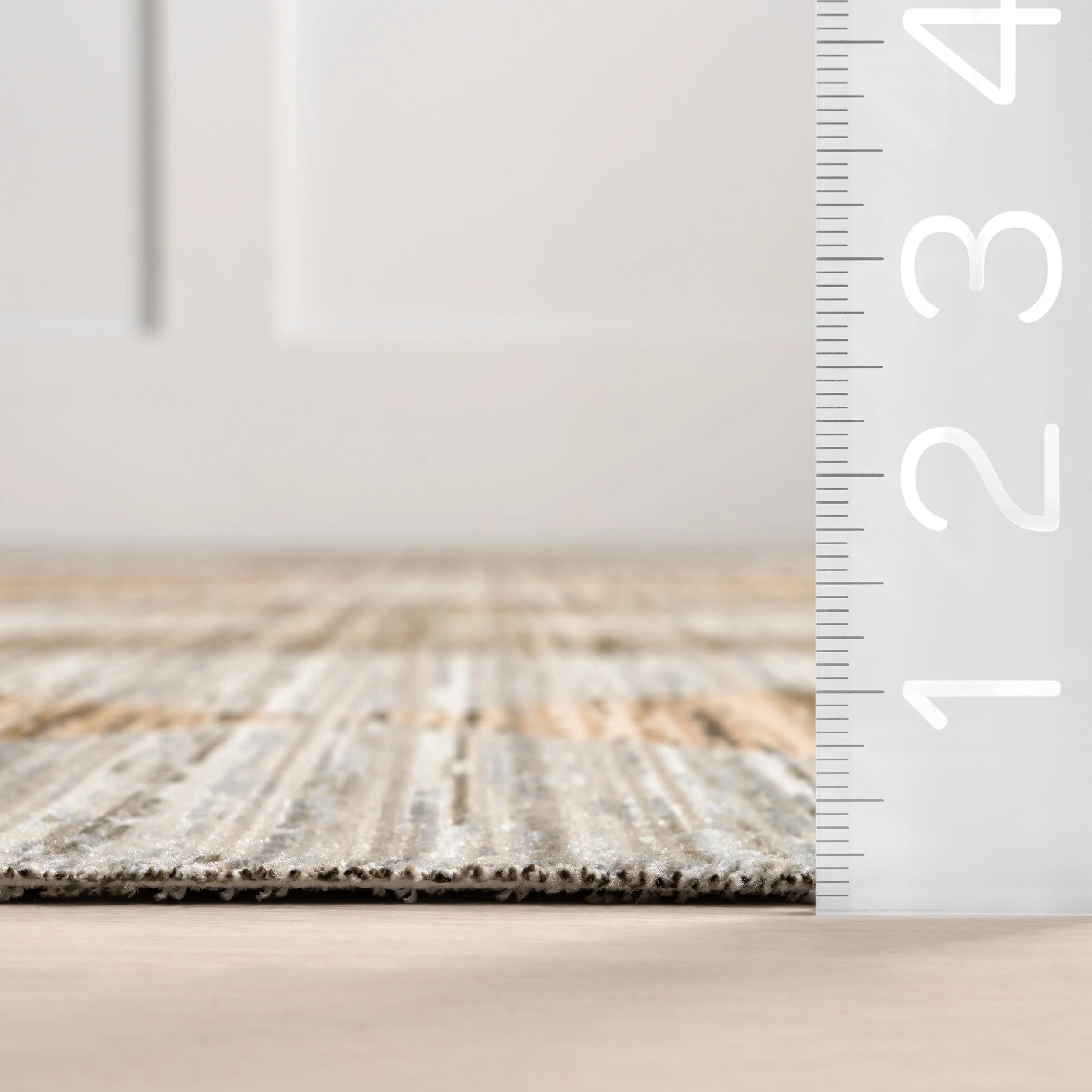 Sallie Diamond Boho Indoor/Outdoor Washable Rug | Beige - Image 6