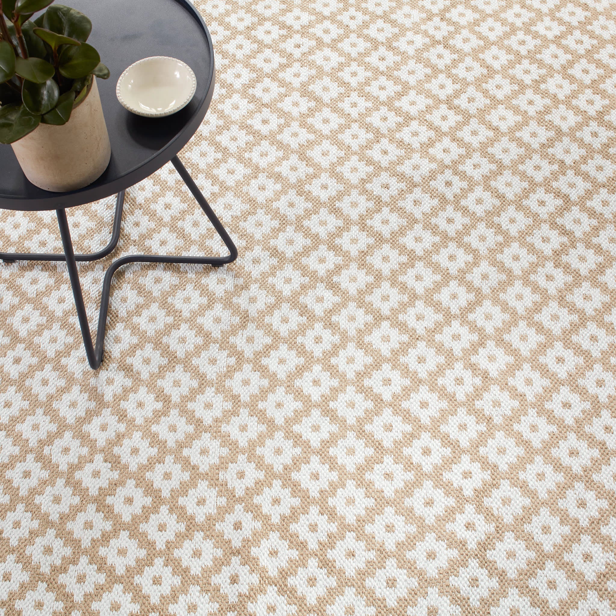 Samode Handwoven Indoor/Outdoor Rug | Khaki - Image 3