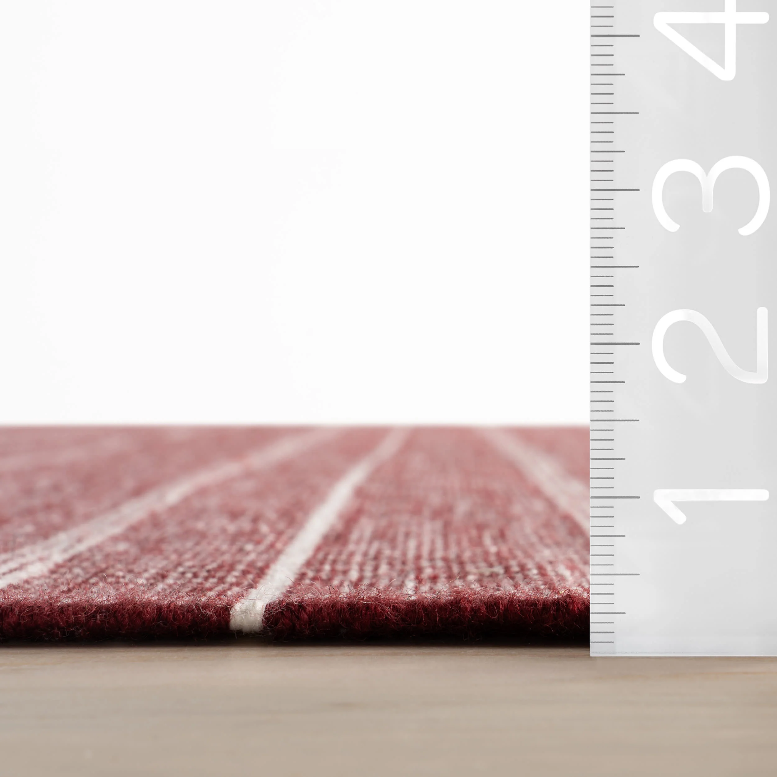 Samson Handwoven Indoor/Outdoor Rug by Bunny Williams | Red - Image 5