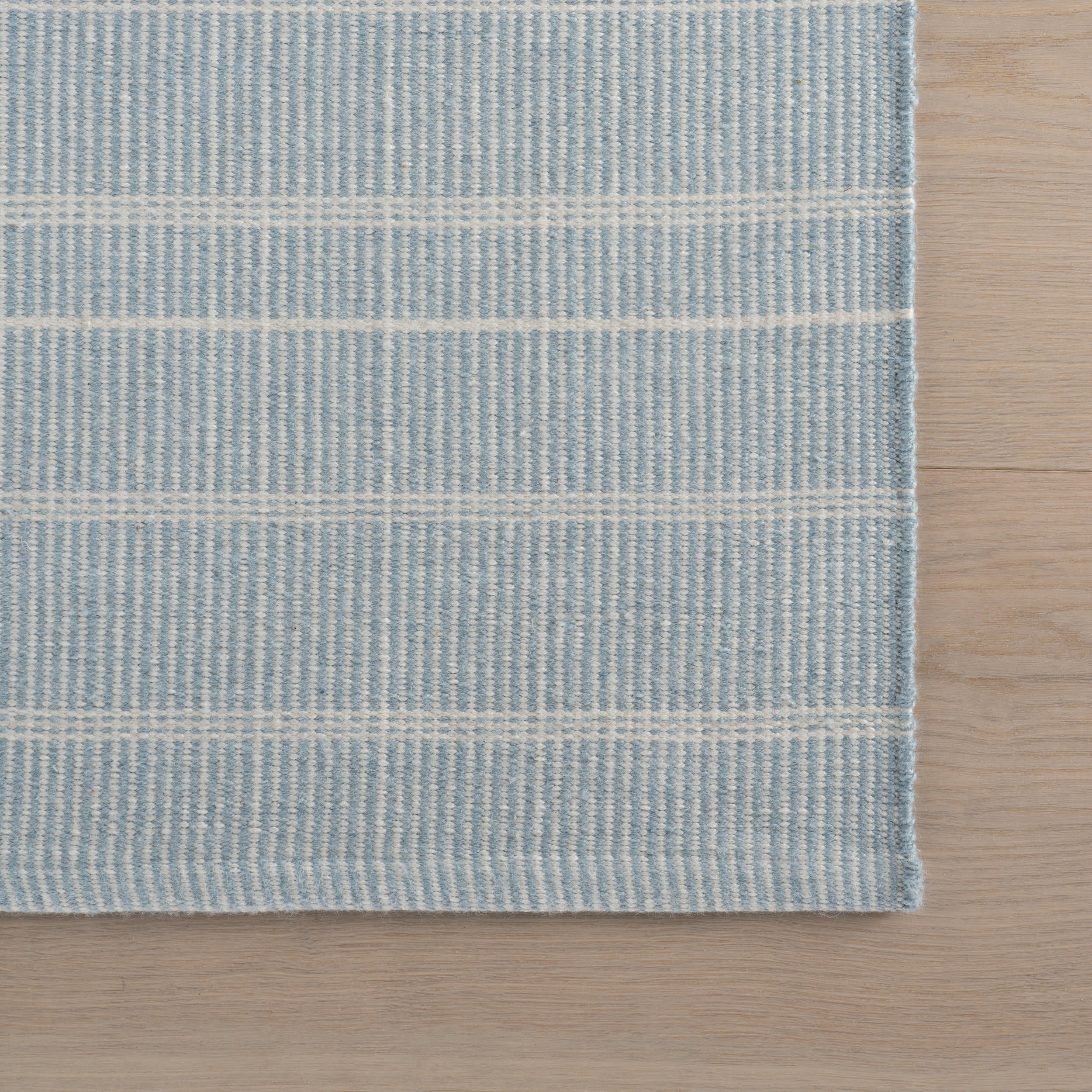 Samson Handwoven Indoor/Outdoor Rug by Bunny Williams | Swedish Blue - Image 6