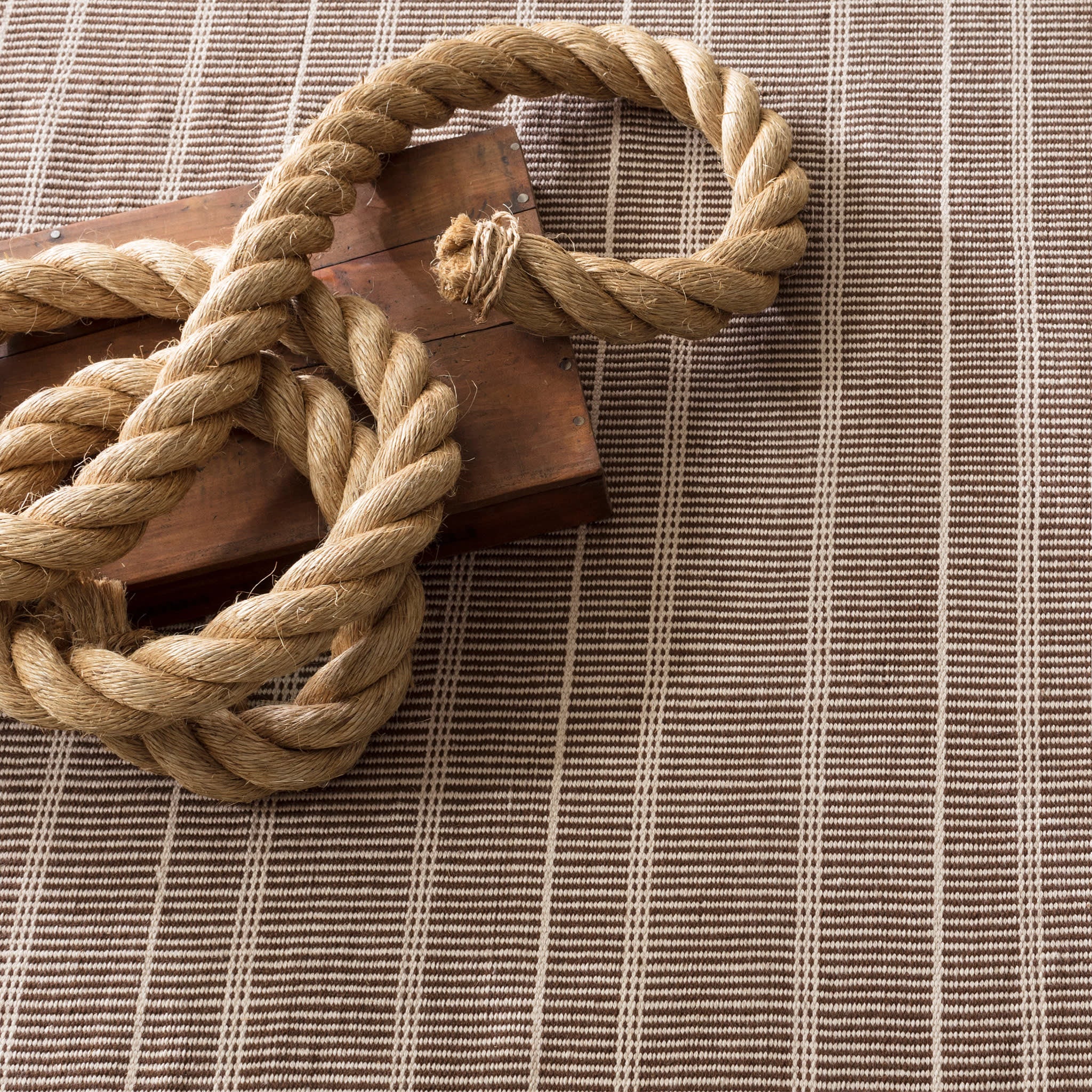 Samson Handwoven Indoor/Outdoor Rug by Bunny Williams | Oak - Image 4