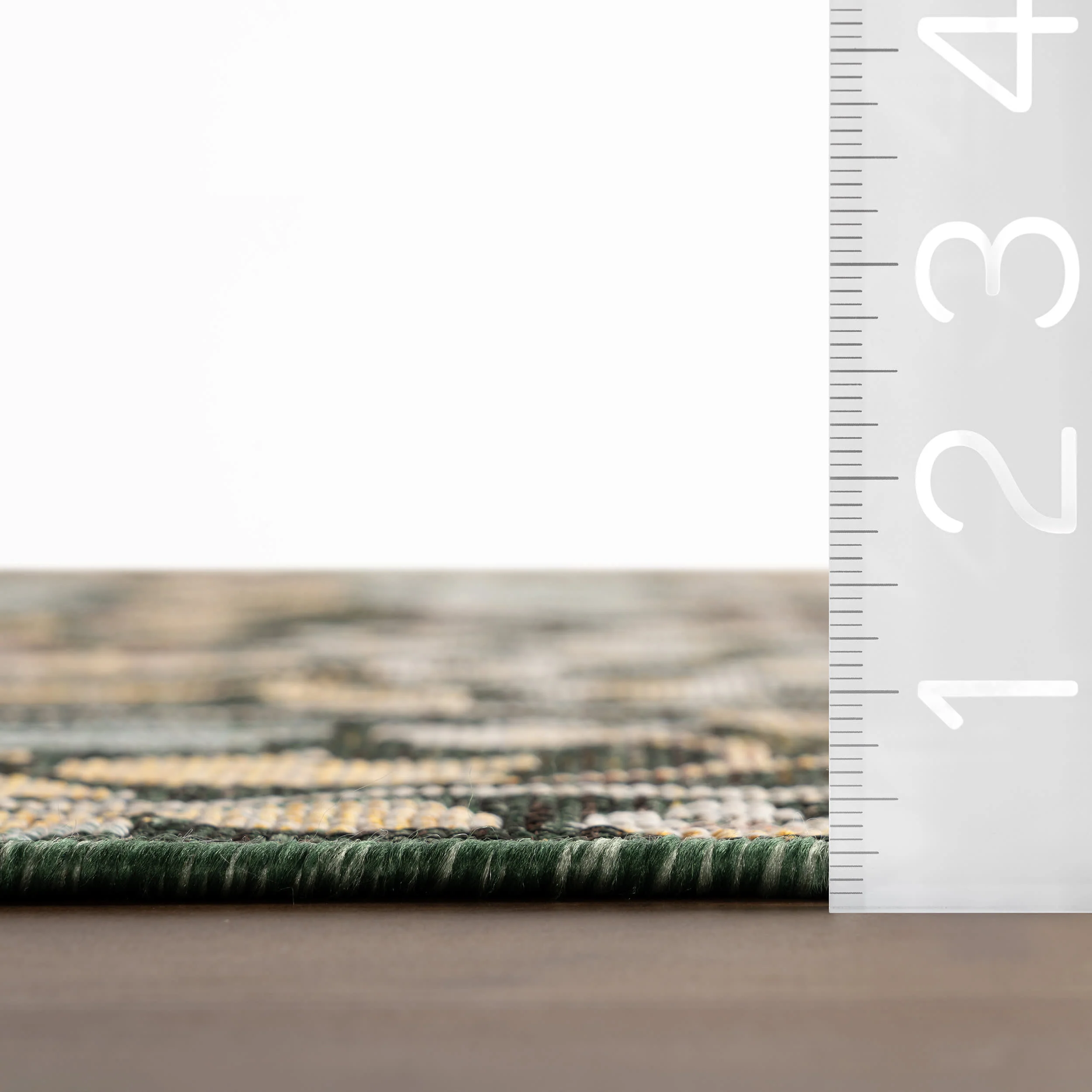 Sanaya Transitional Floral Indoor/Outdoor Rug | Green - Image 6