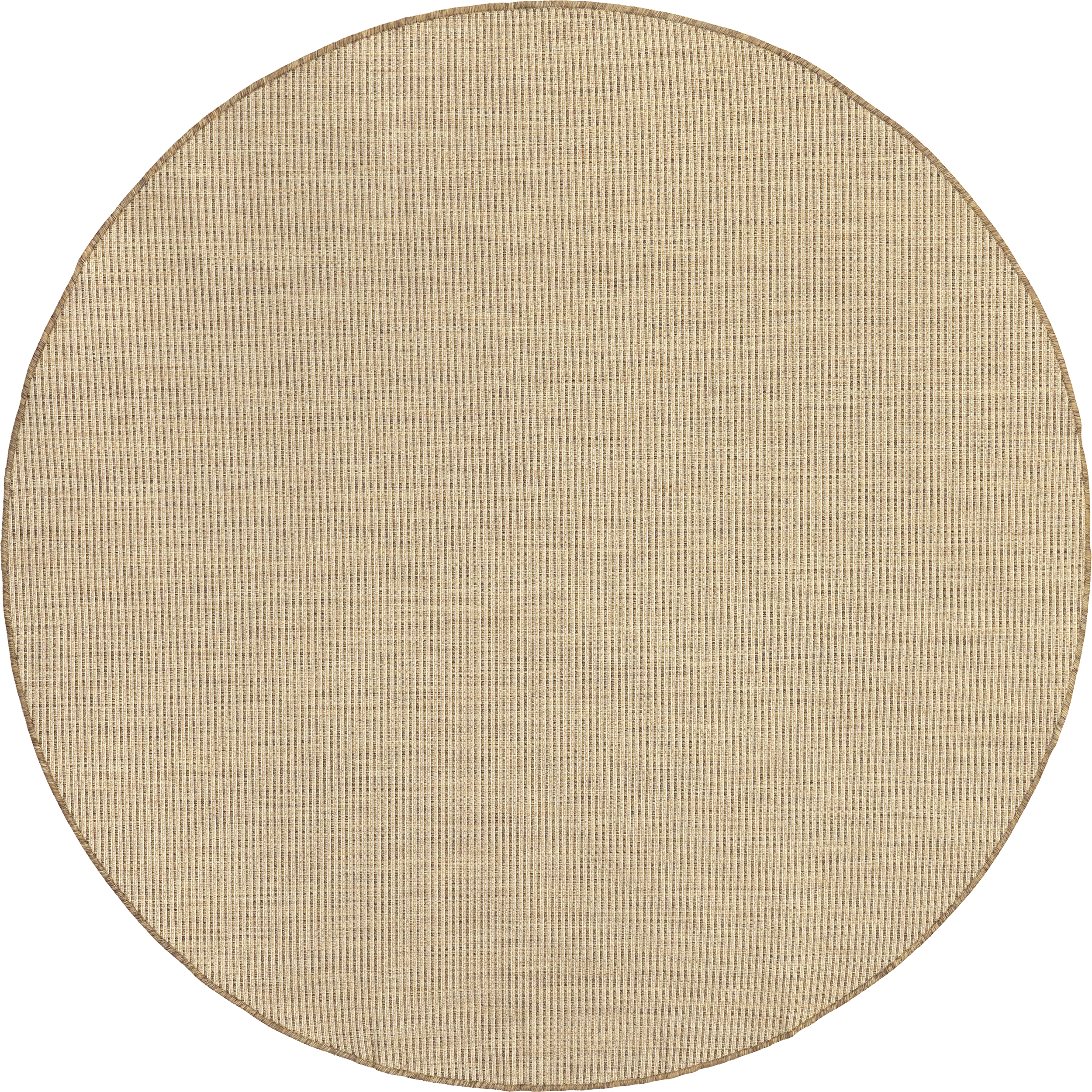 Sandra Solid Faux Jute Indoor/Outdoor Rug | Brown
