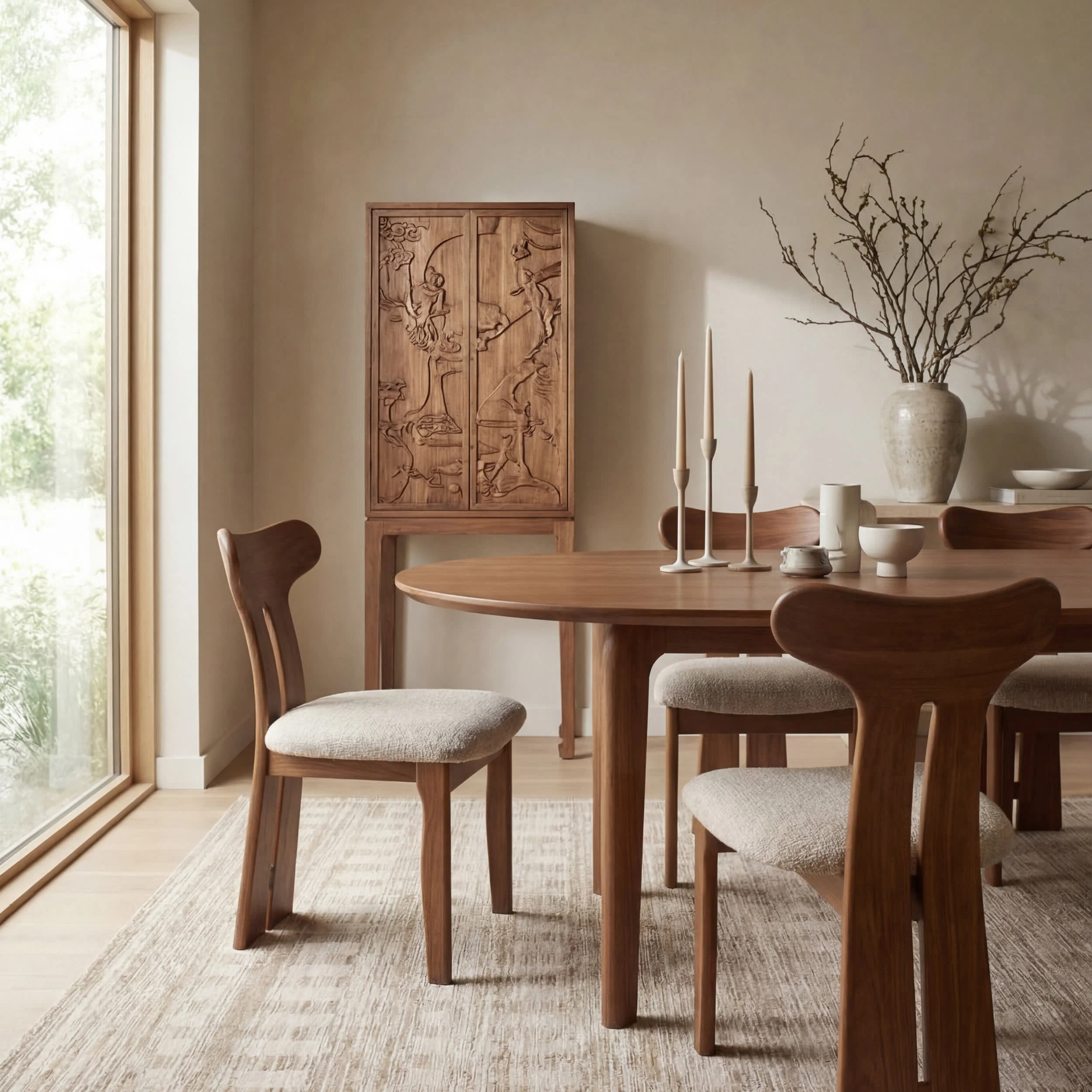 Sani Modern Southwestern Rug | Brown - Image 7