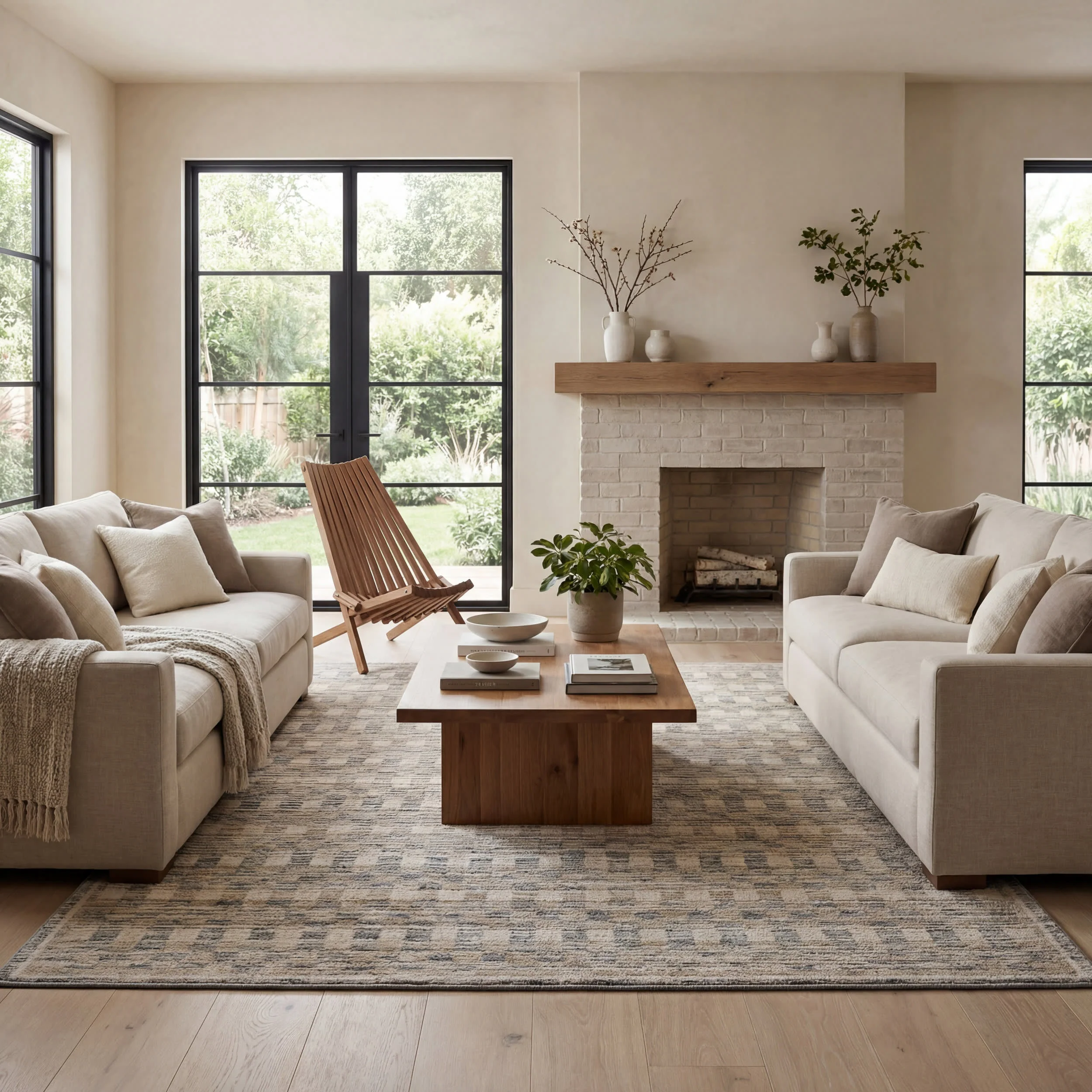 Sani Modern Southwestern Rug | Grey - Image 2