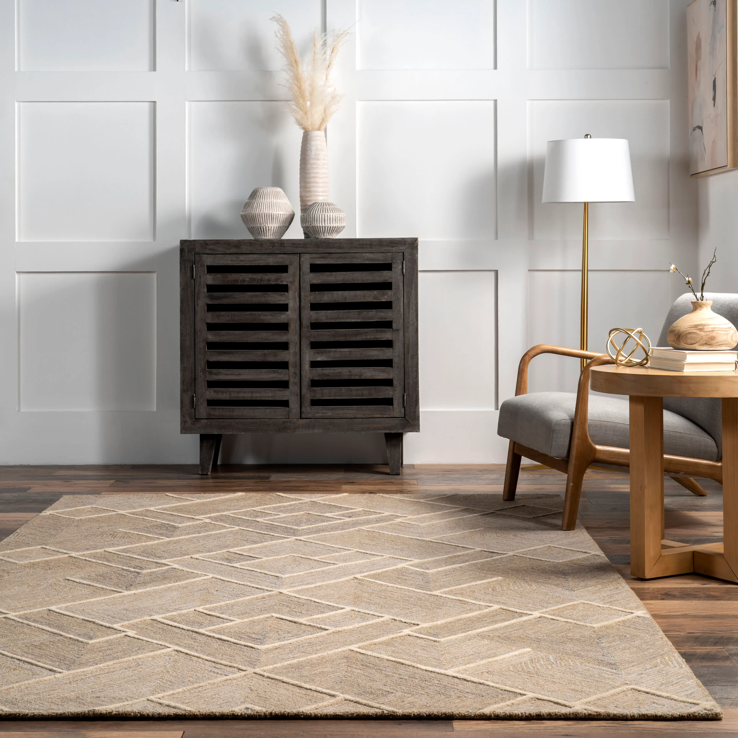 Sansa Maze Rug | Natural - Image 4