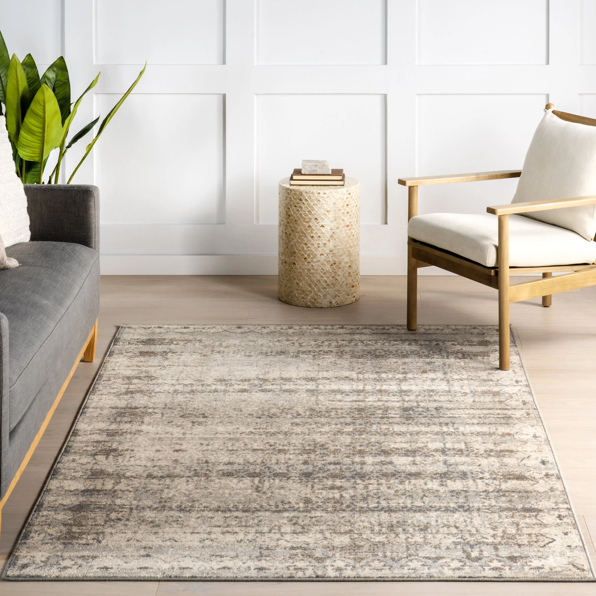 Sanya Vintage Rug | Beige - Image 5