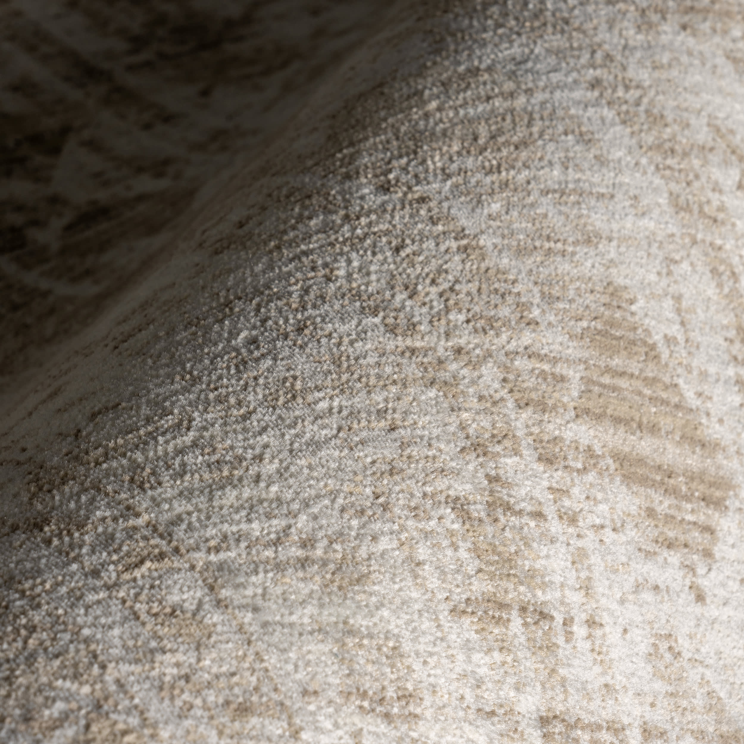 Saturdays Geometric Fringed Rug | Light Beige - Image 3