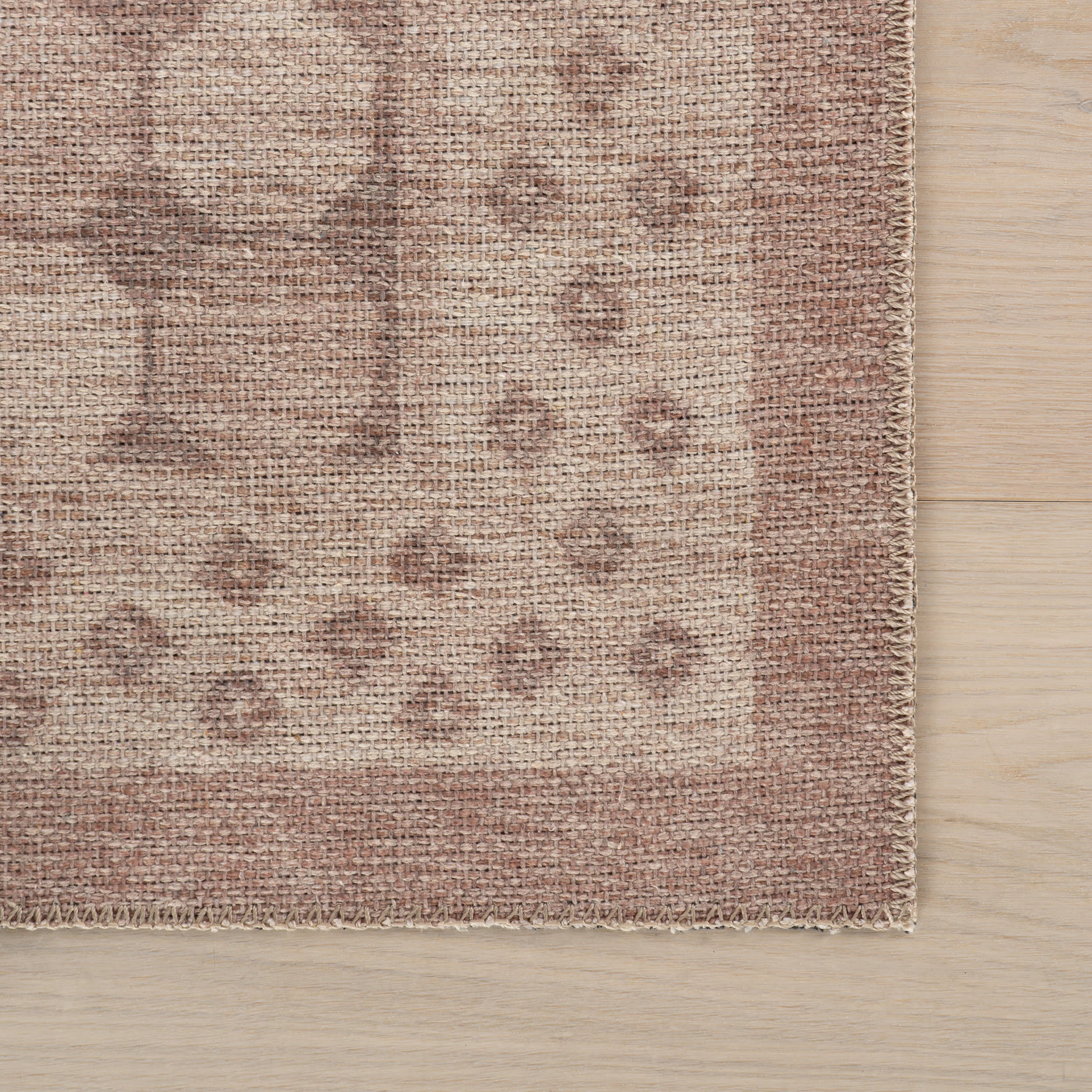 Selima Traditional Geometric Washable Rug | Peach - Image 4