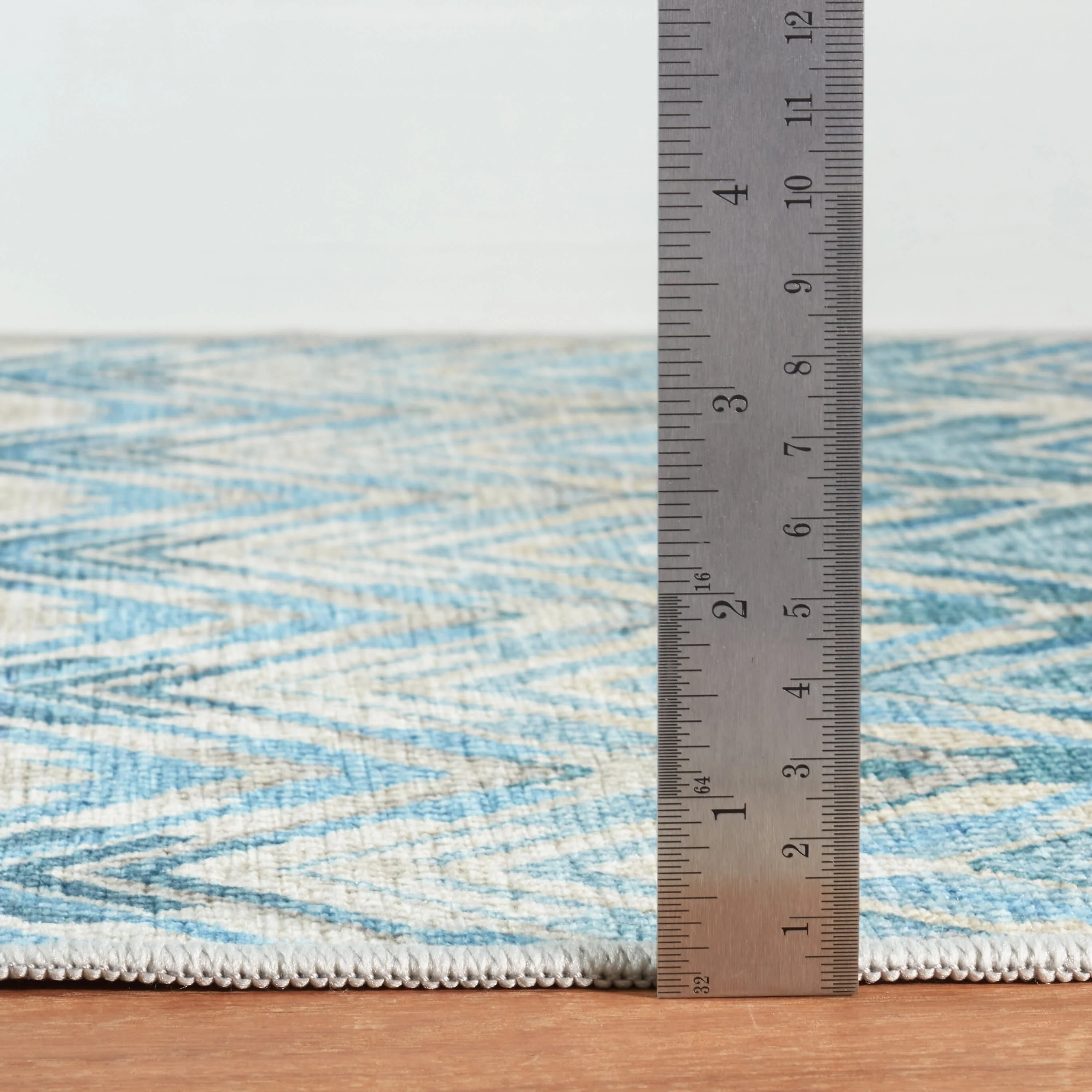 Seneca Machine Washable Rug | Blue - Image 3