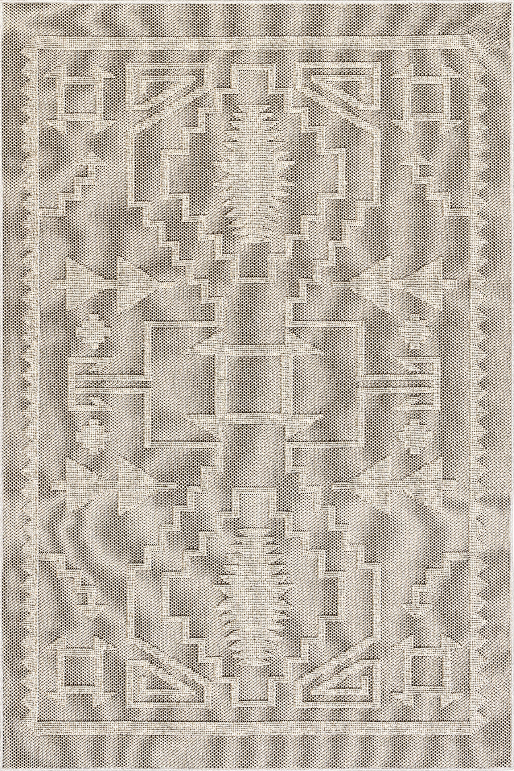 Sequoia Textured Indoor/Outdoor Rug | Beige