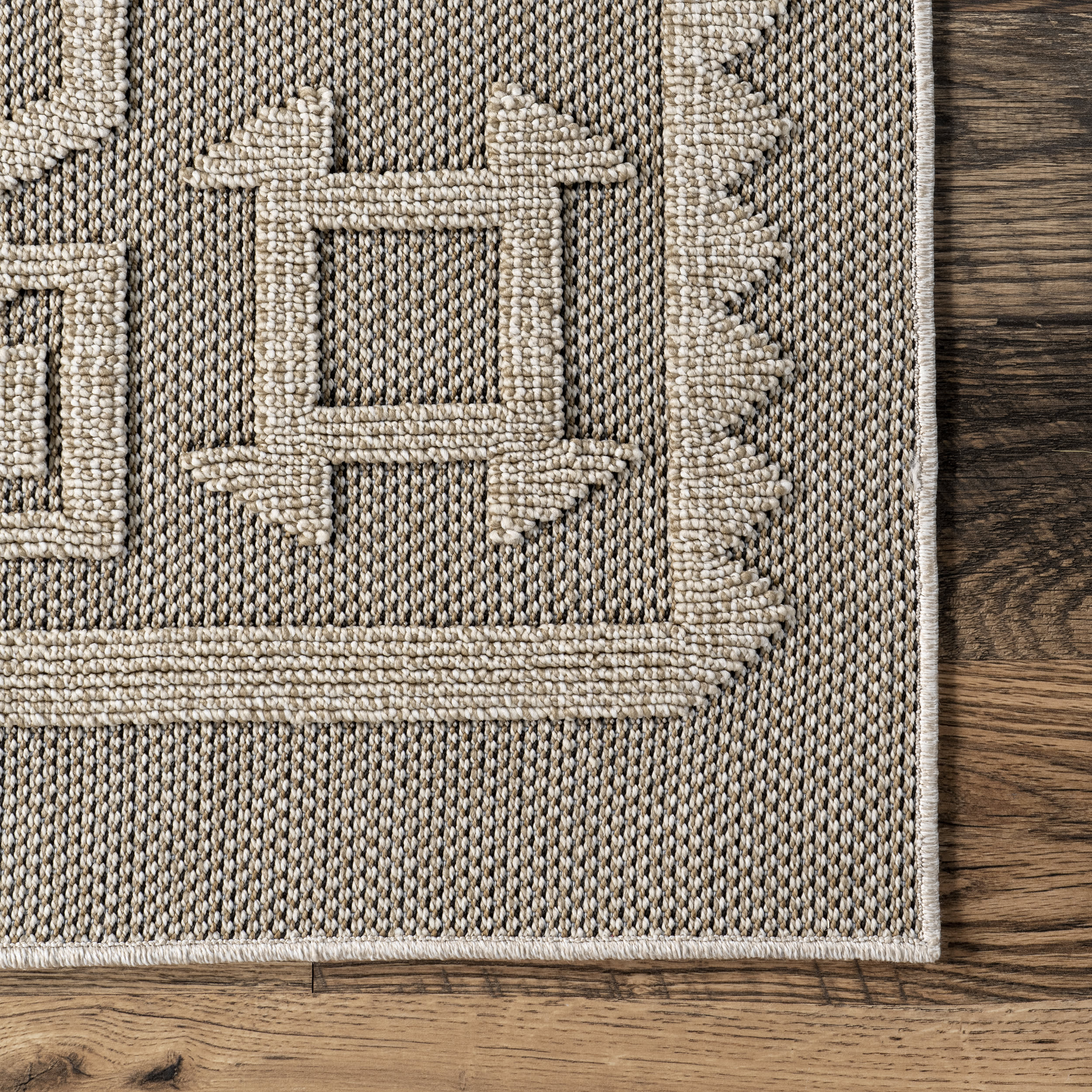 Sequoia Textured Indoor/Outdoor Rug | Beige - Image 3
