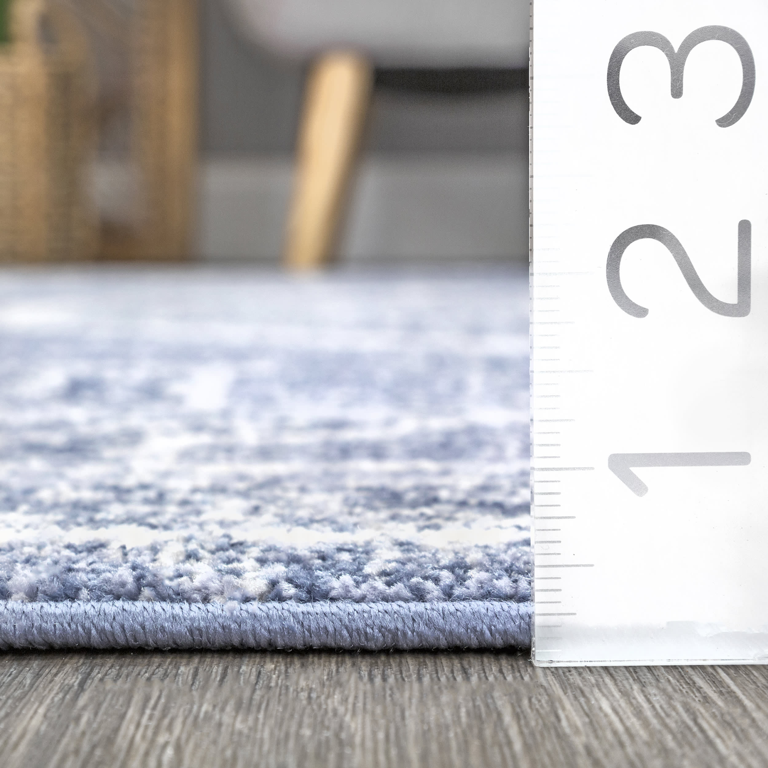 Serrated Emblem Rug | Blue - Image 5