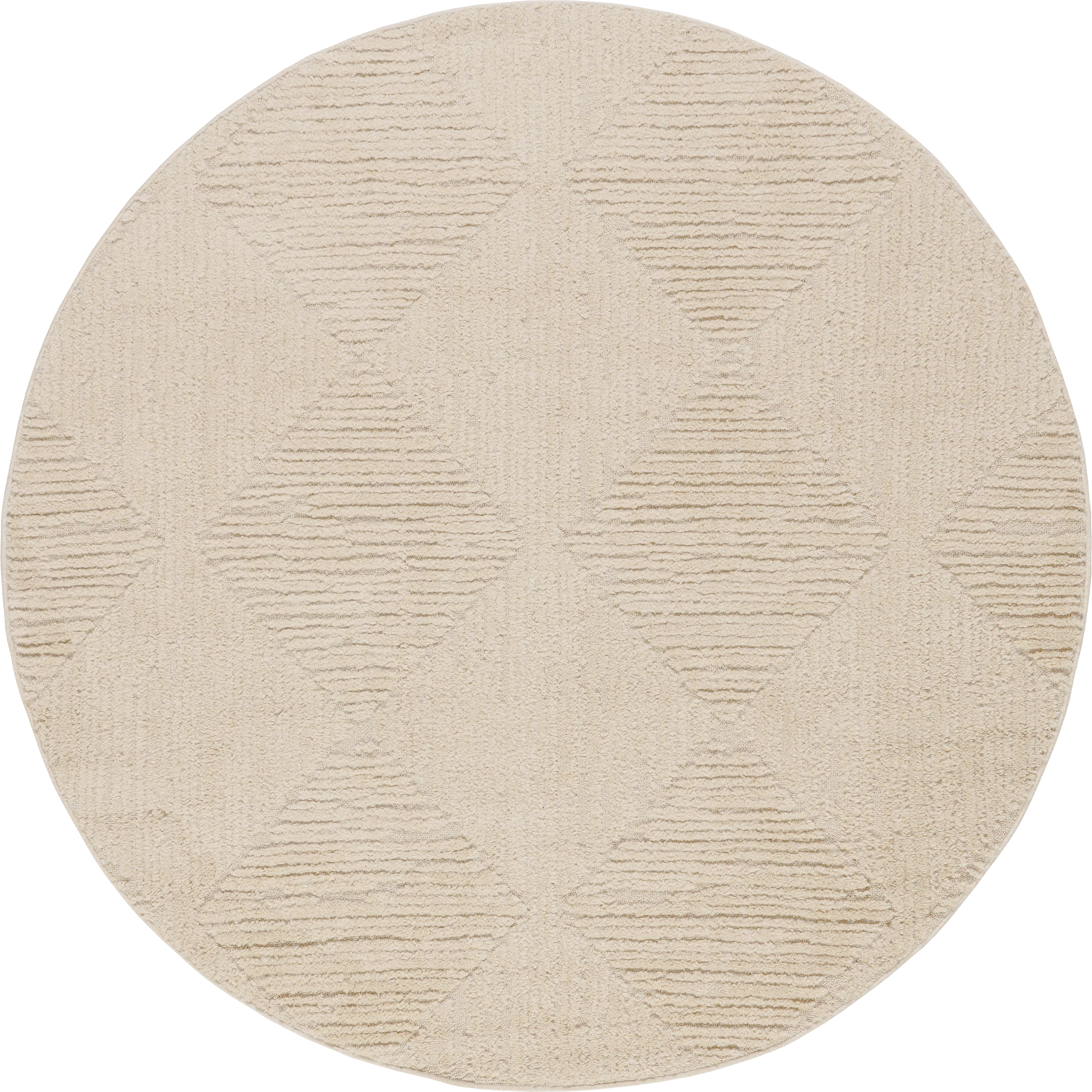 Shafali Tiled Trellis Rug | Beige