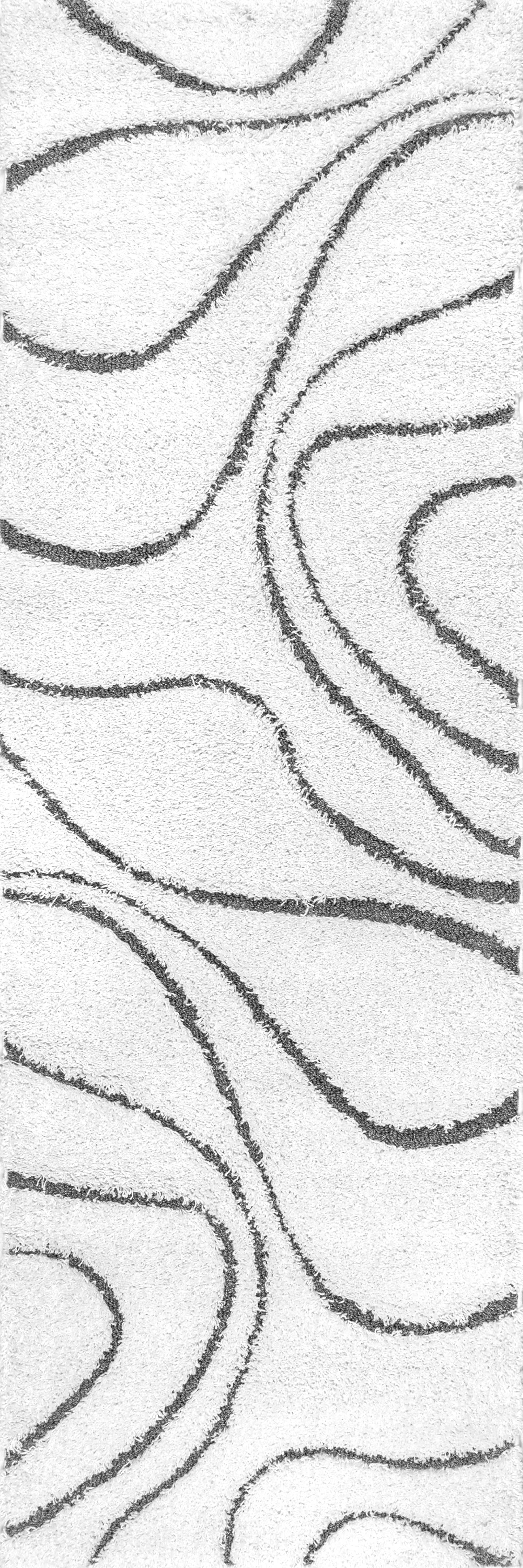 Shaggy Curves Rug | Beige