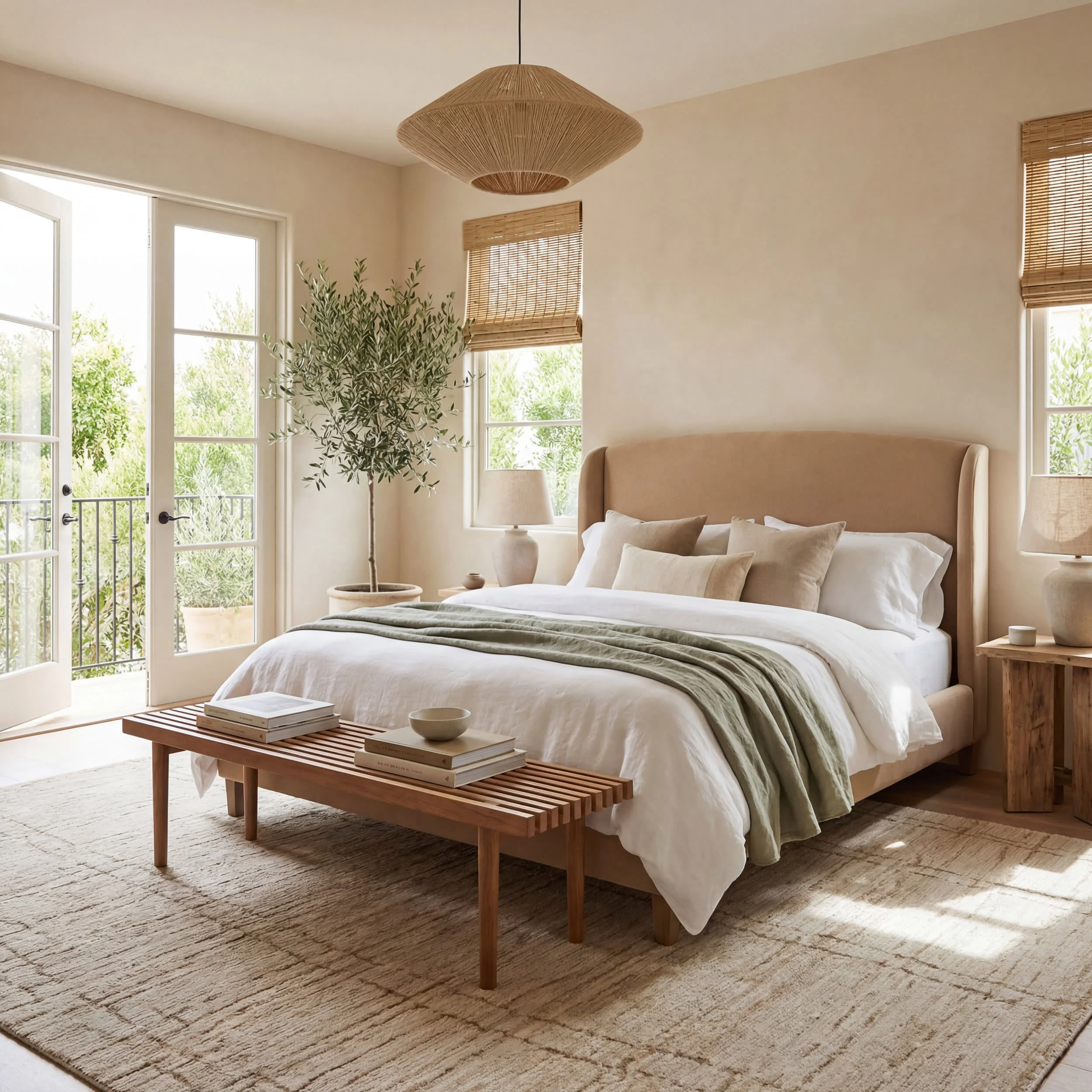 Shana Bohemian Southwestern Rug | Beige - Image 10