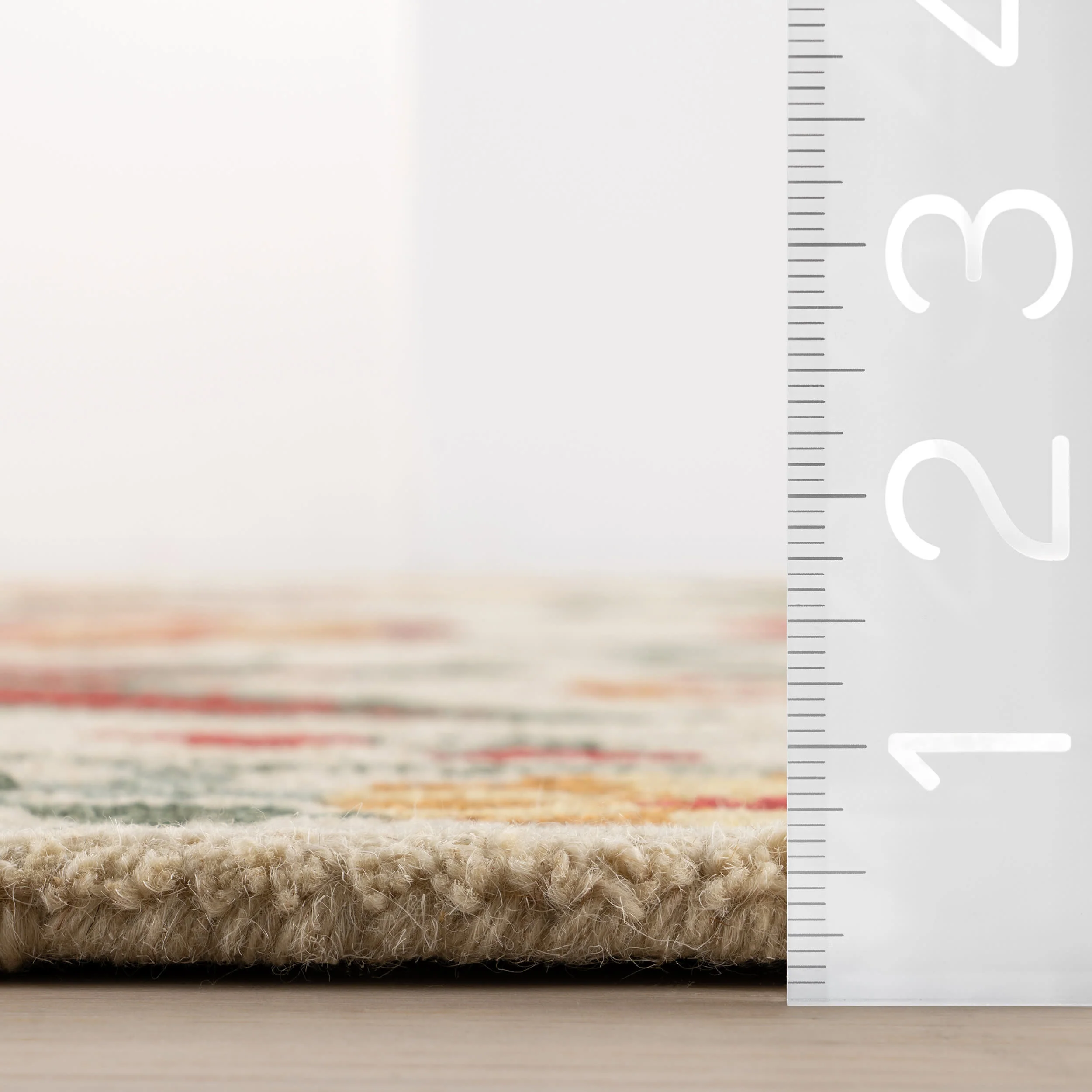 Shangrila Folk Floral Wool Rug | Multicolor - Image 5