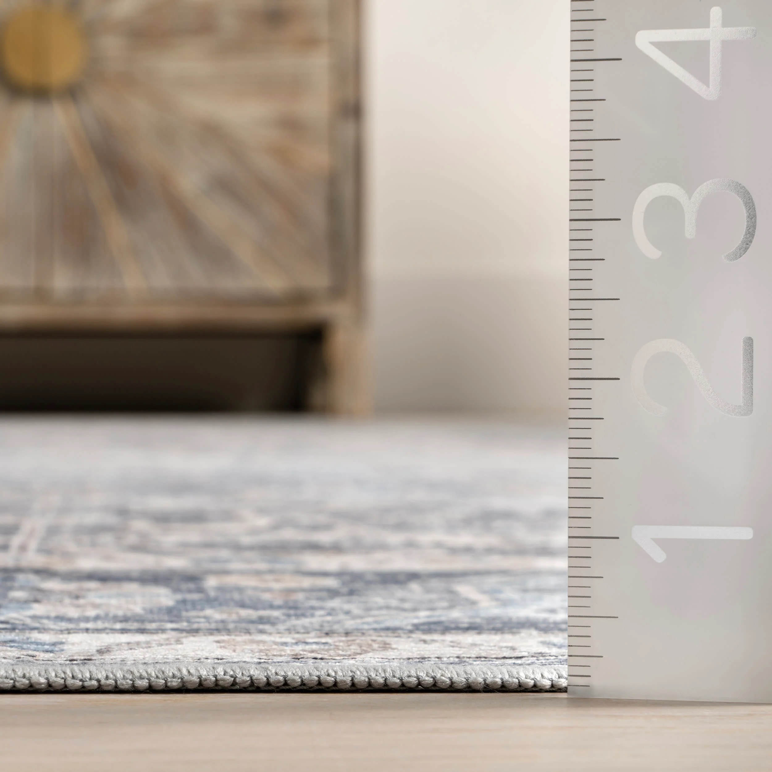 Shannon Spill Proof Washable Rug | Grey - Image 5
