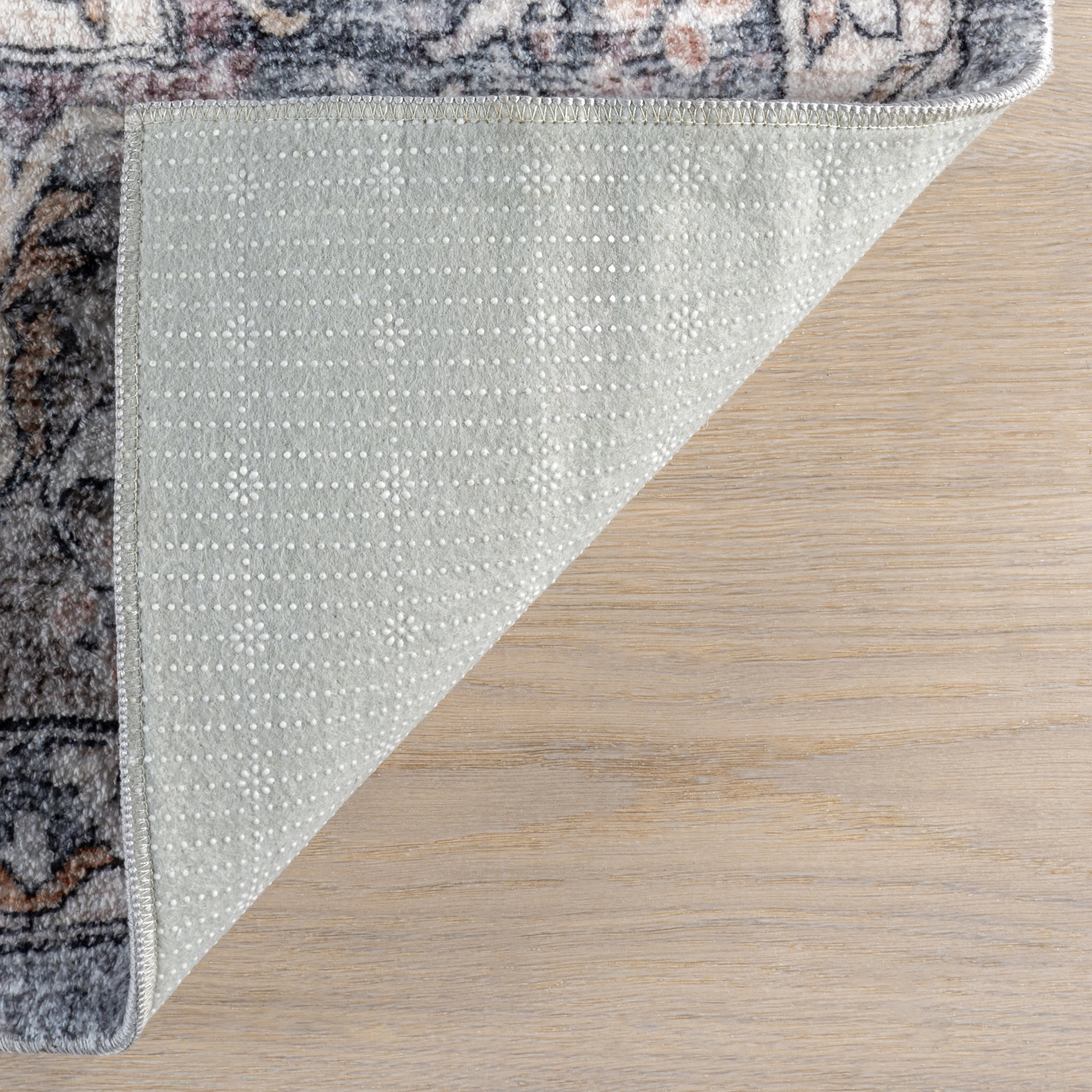 Shea Medallion Washable Rug | Brown - Image 7