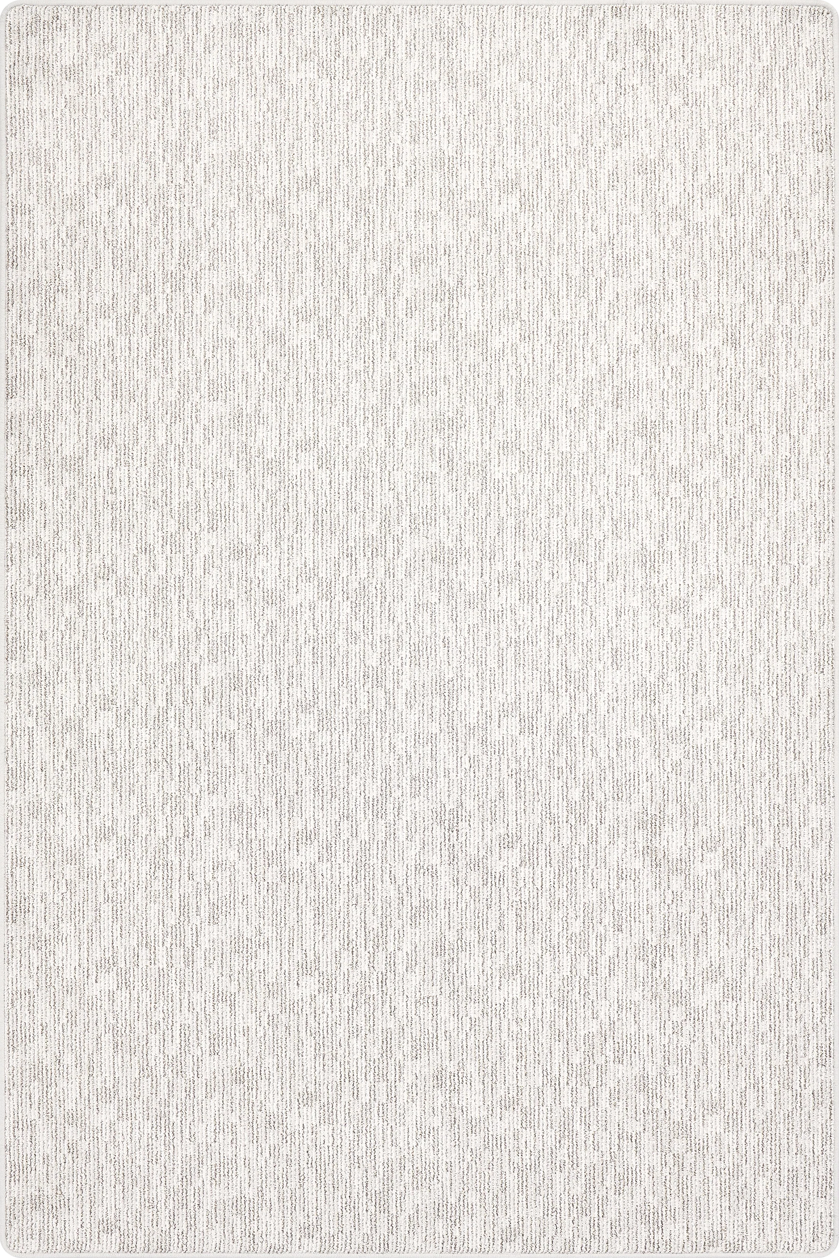 Shearwater Ridged Custom Rug | Light Grey