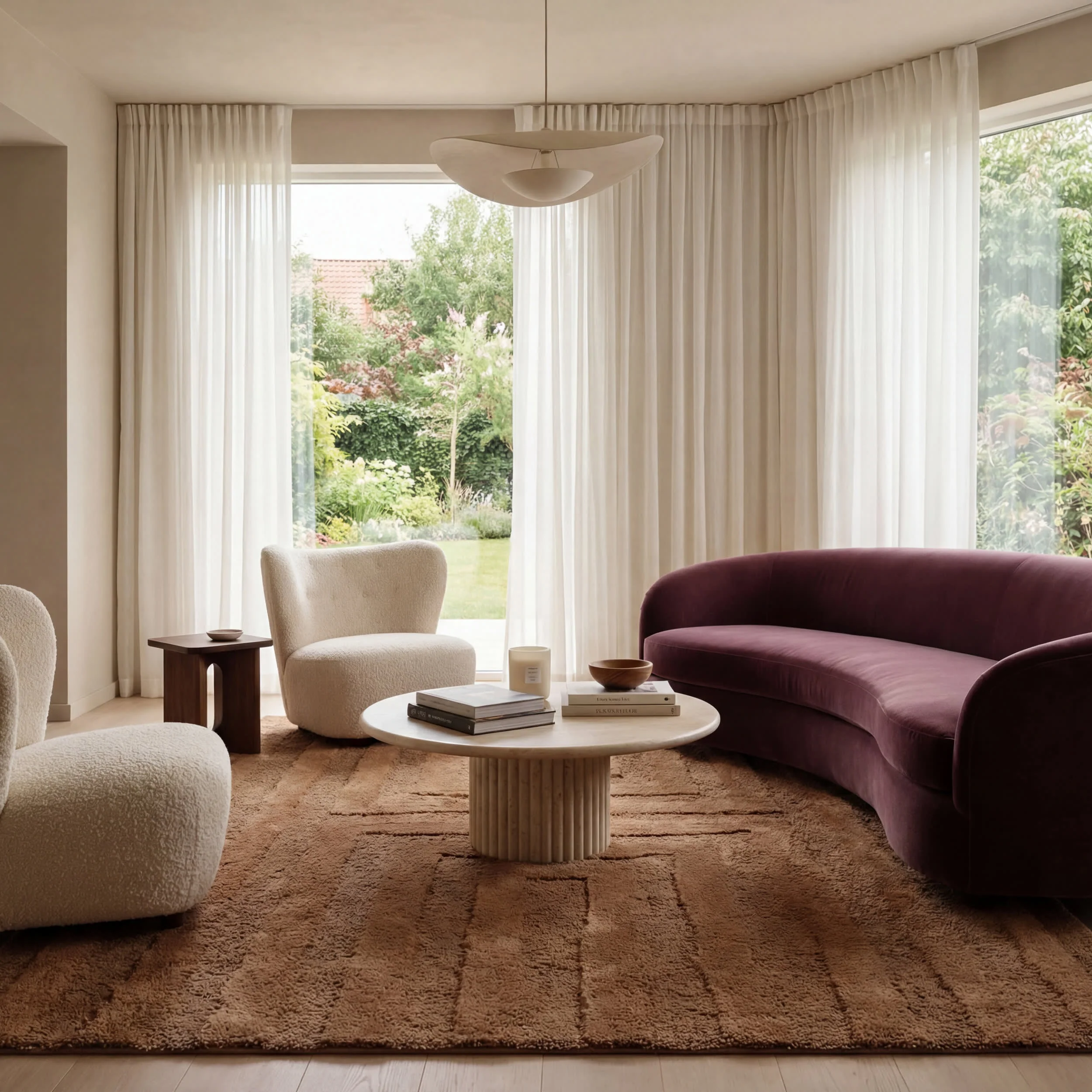 Shevina Handmade Washable Wool Rug | Brown - Image 2