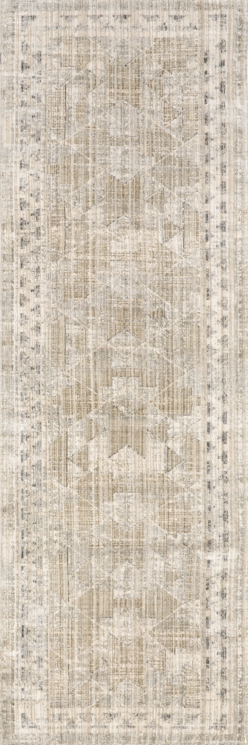 Shia Bordered Washable Indoor/Outdoor Rug | Beige