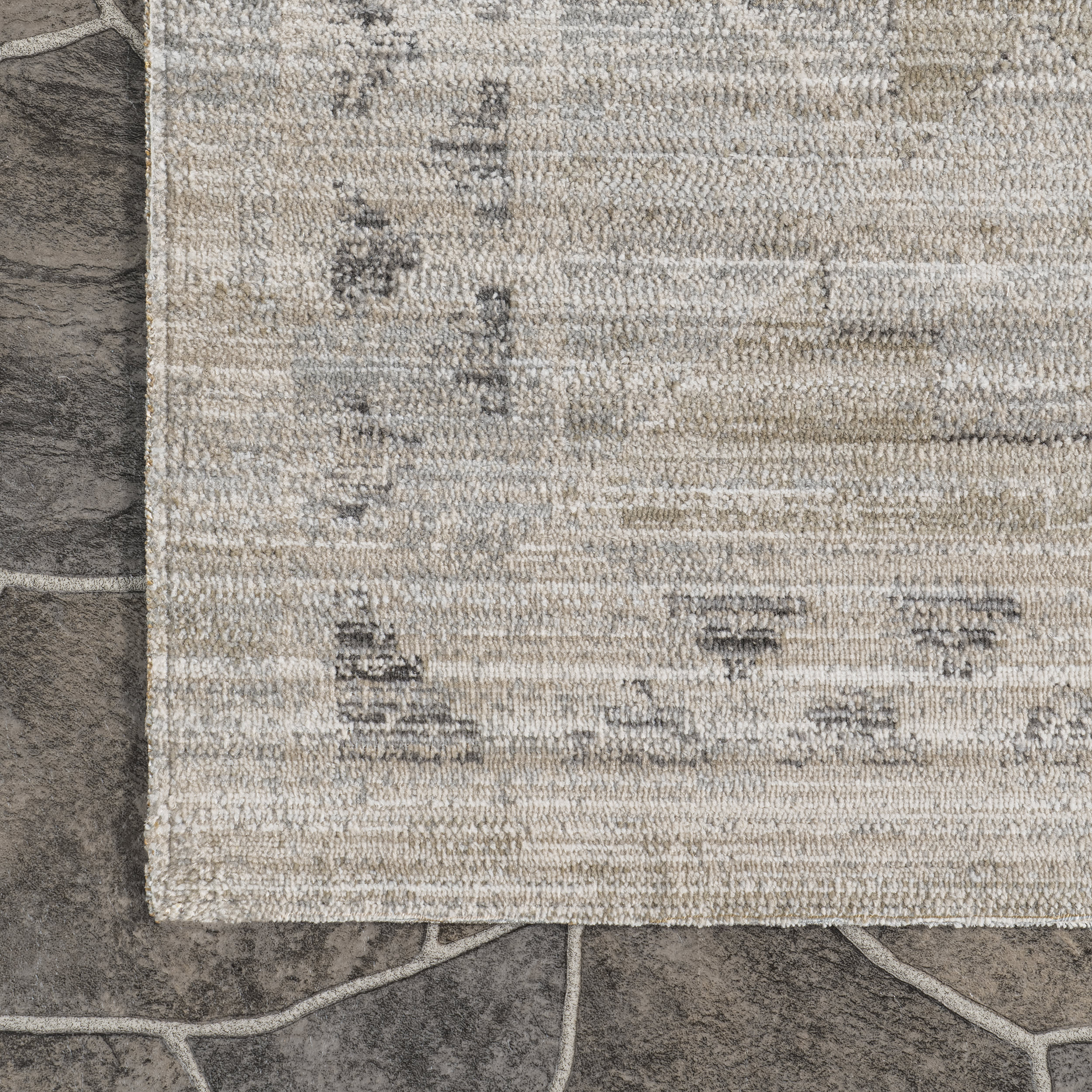 Shia Bordered Washable Indoor/Outdoor Rug | Beige - Image 3