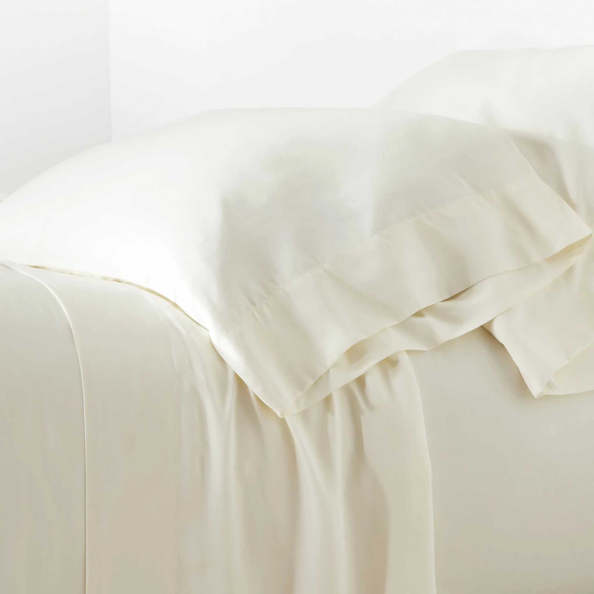 Silken Solid Sheet Set | Ivory
