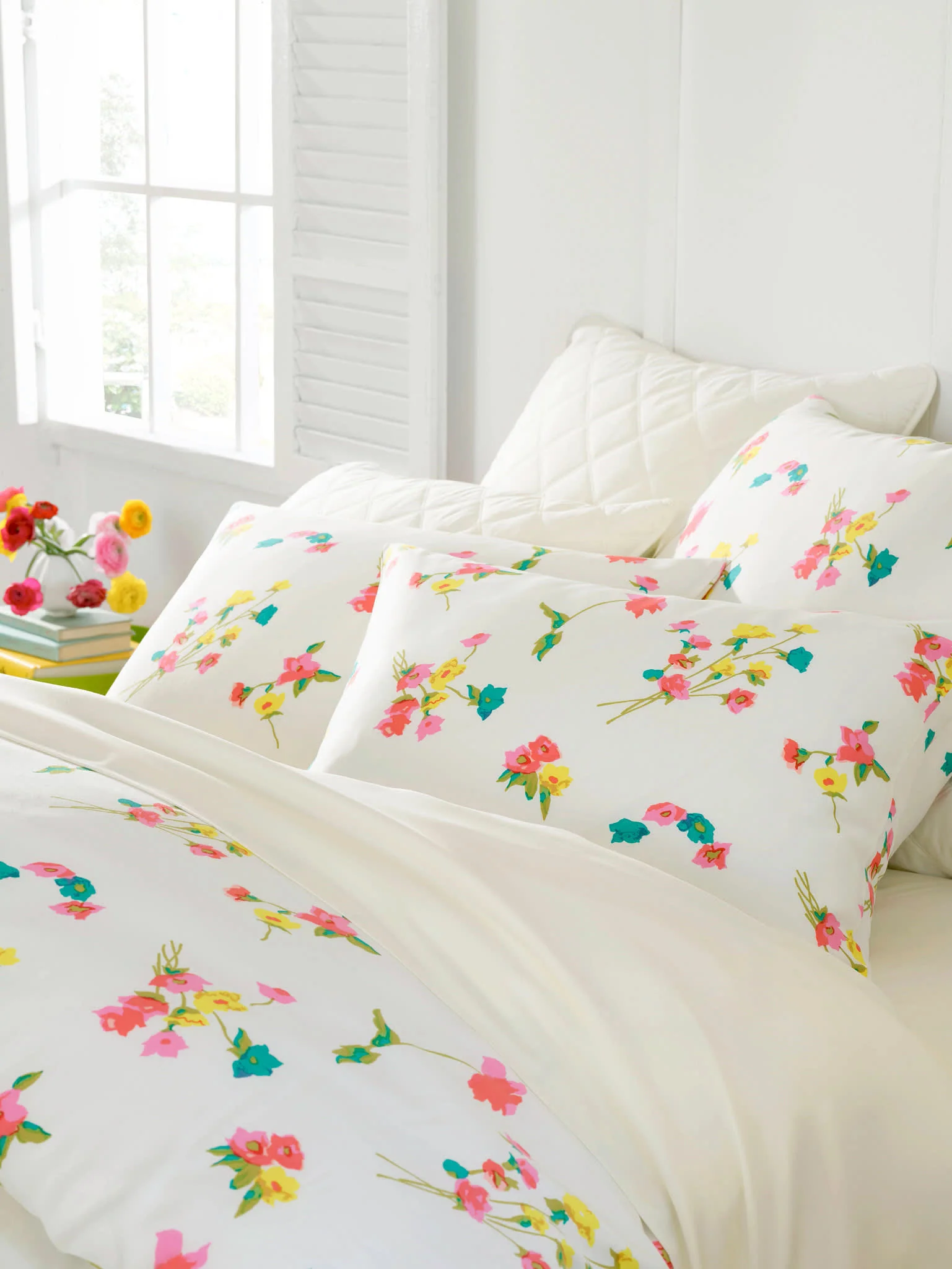 Taffeta Floral Sham | Multi - Image 2