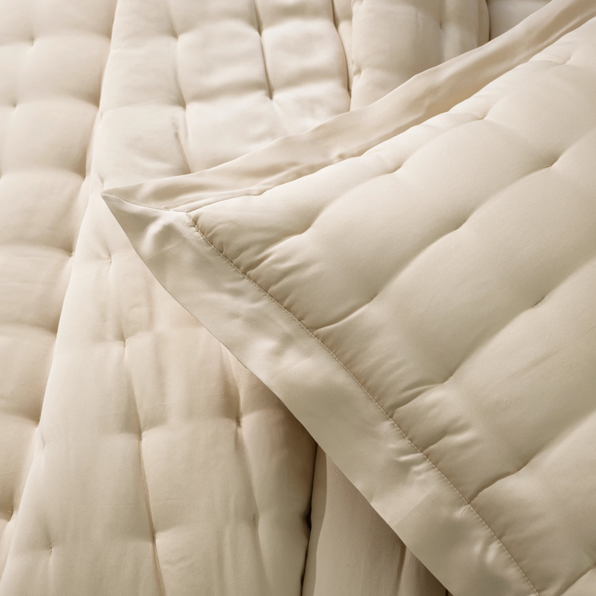 Silken Solid Puff | Sand - Image 4