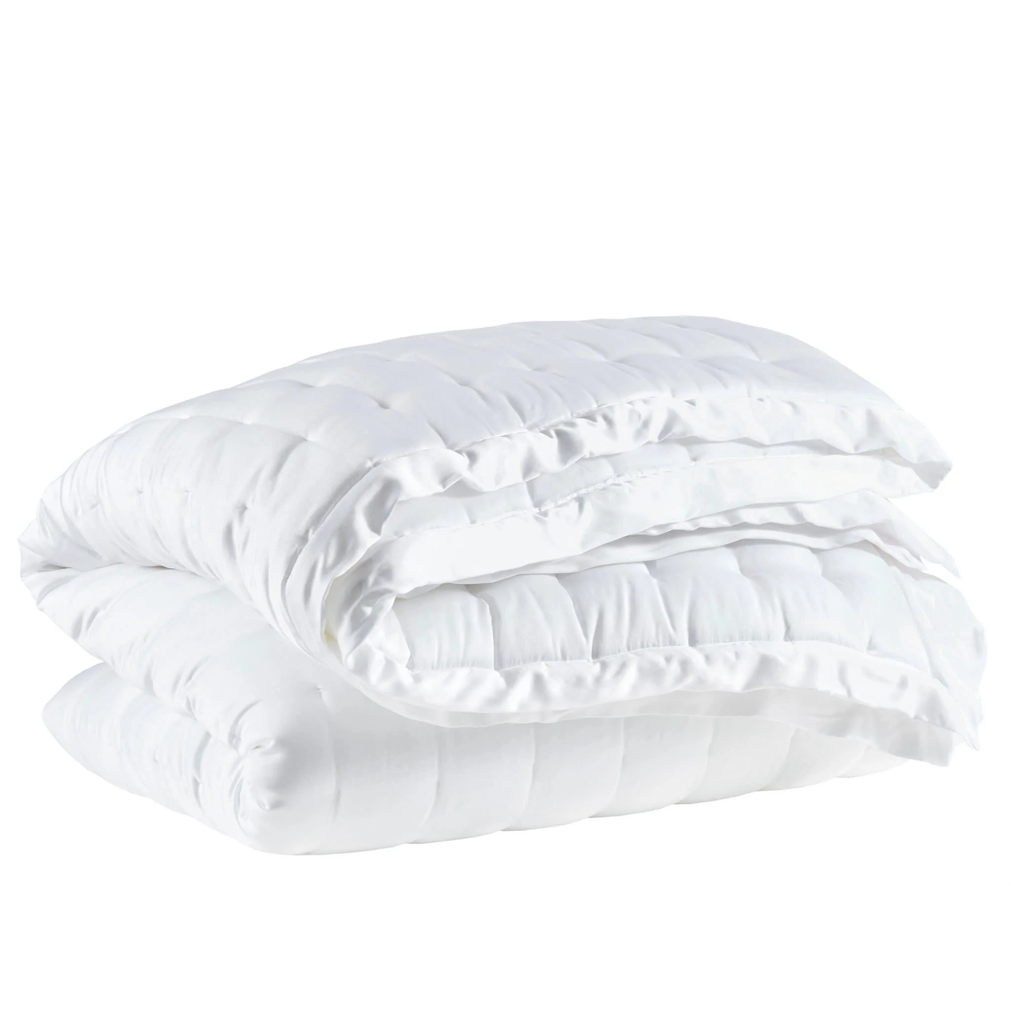 Silken Solid Puff | White - Image 3