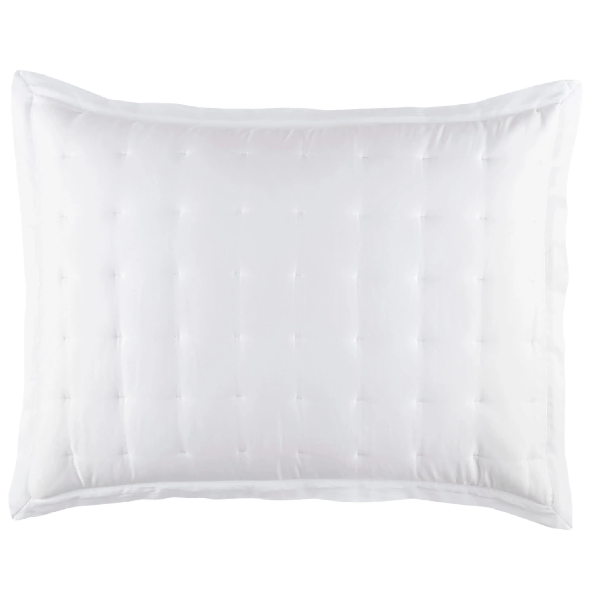 Silken Solid Puff Sham | White - Image 5