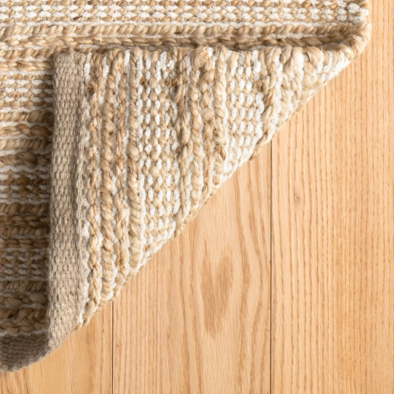 Simba Handwoven Jute Rug | Ivory - Image 3