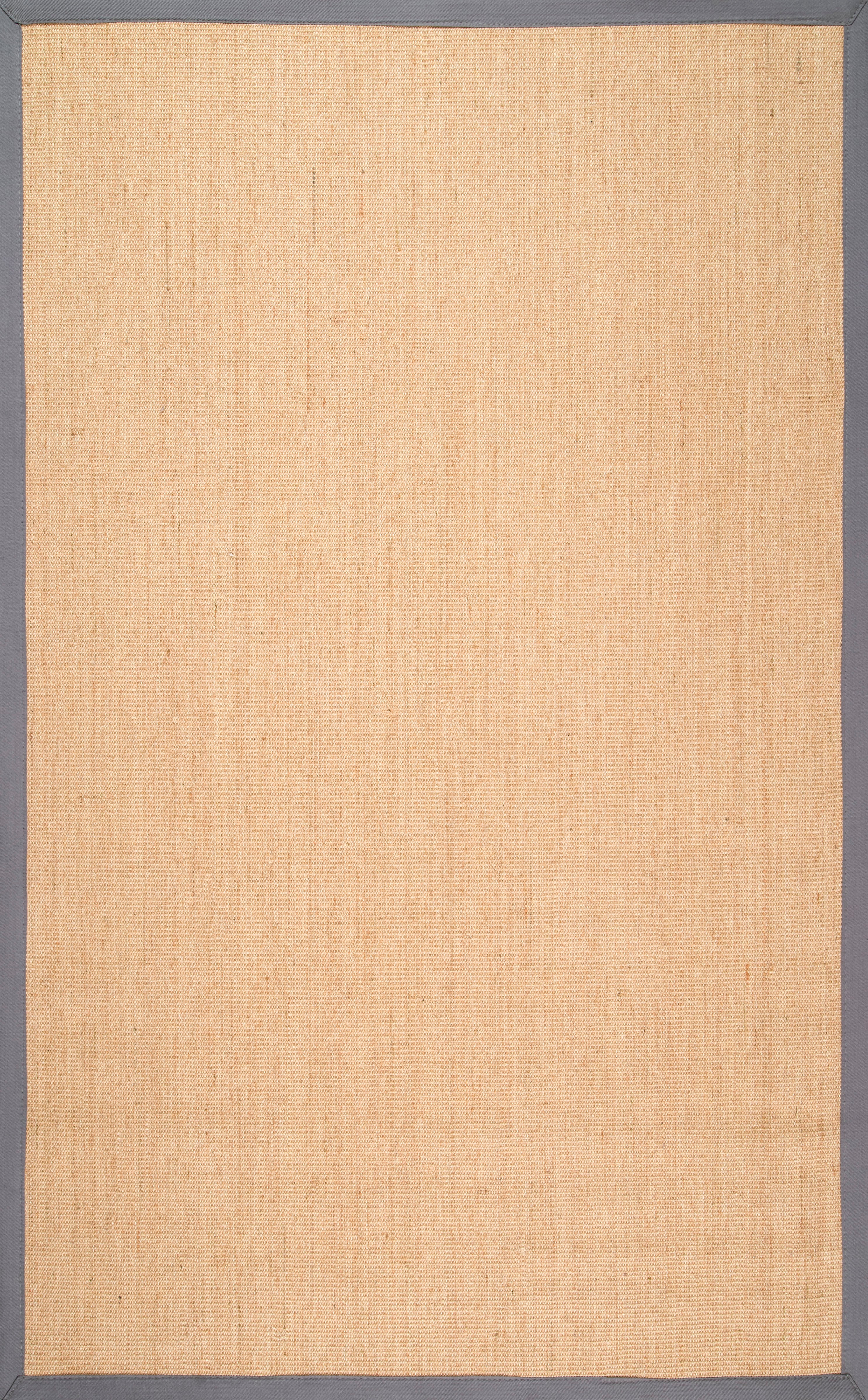Sisal Border Rug | Light Grey