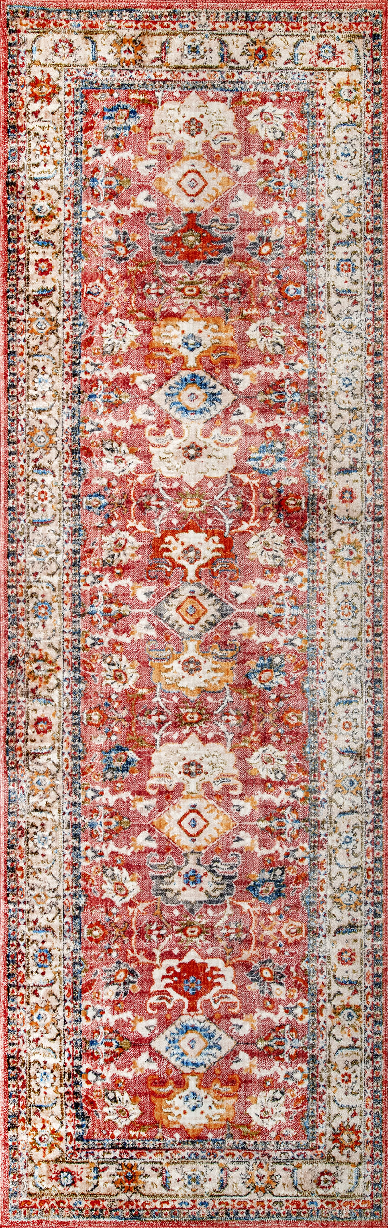 Sivas Fringe Rug | Red