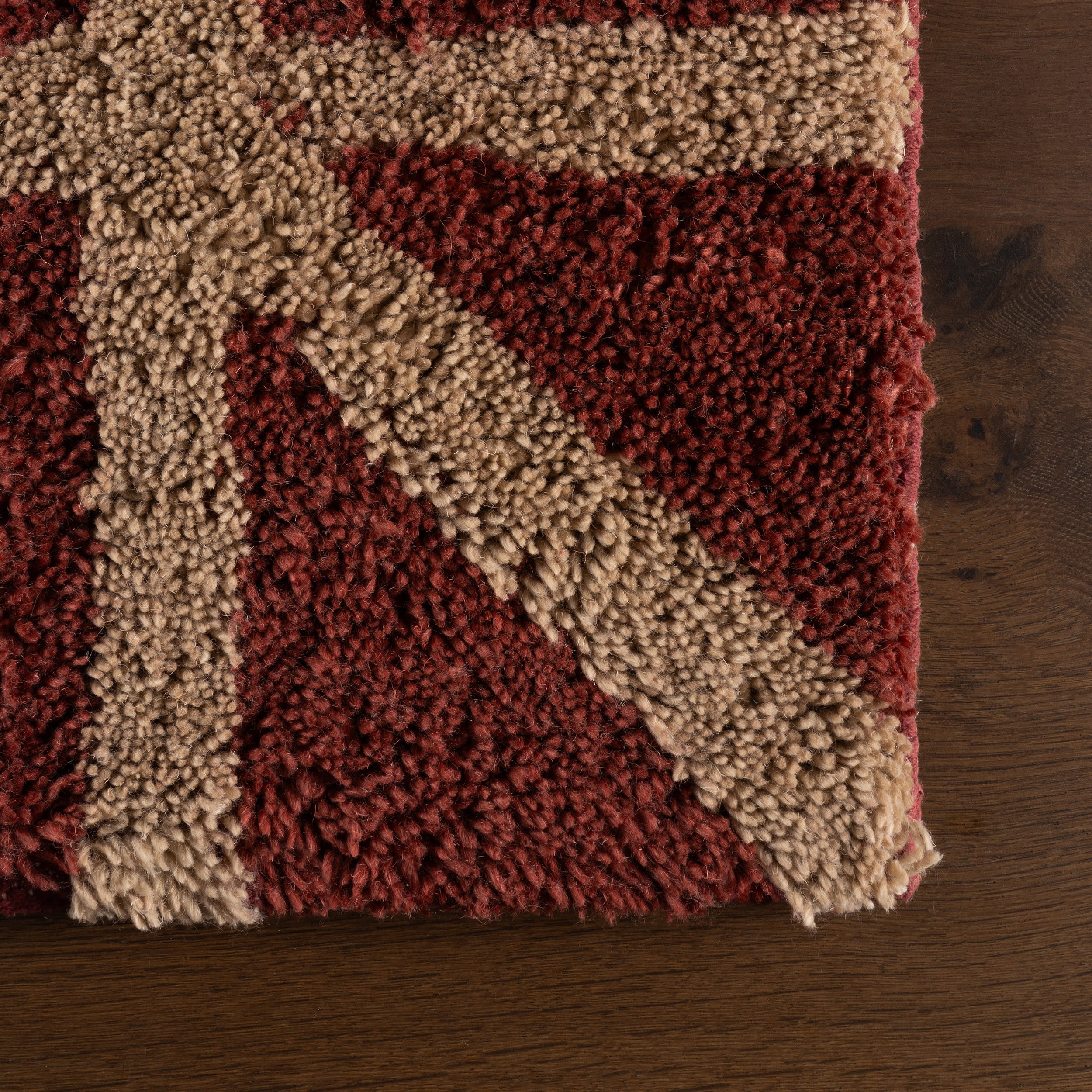 Sivra Bordered Rug | Maroon - Image 10