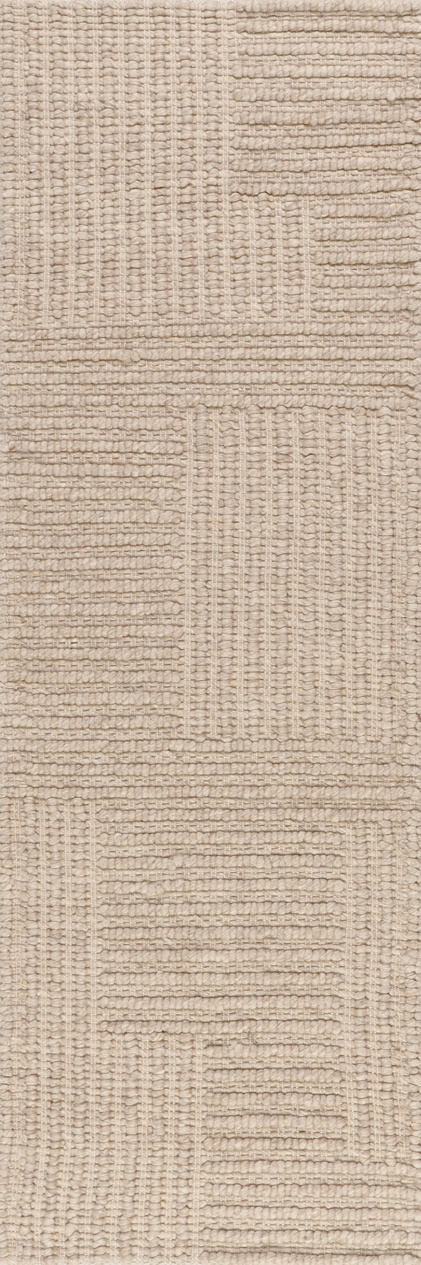 Skye Modern High-Low Rug | Beige
