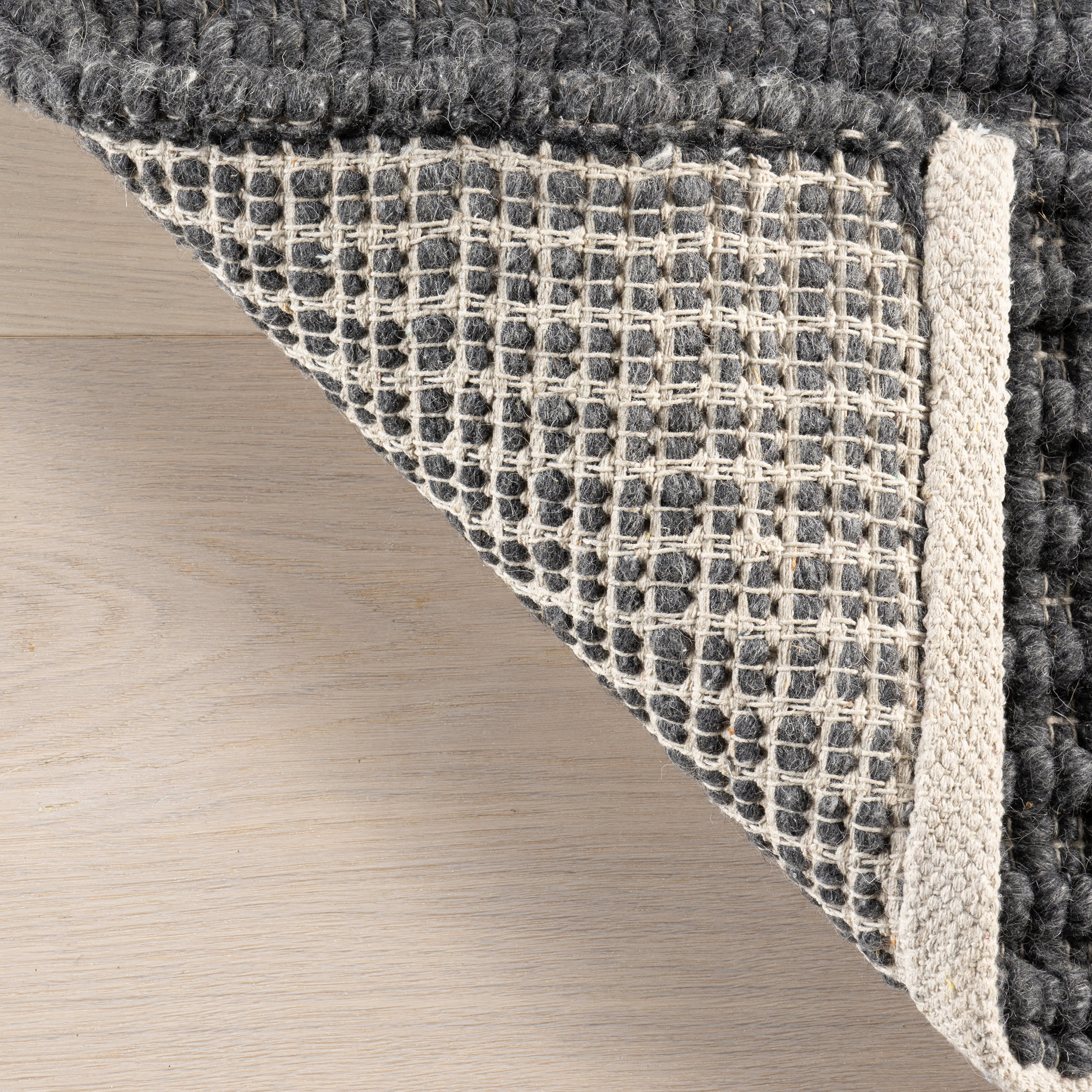 Skye Modern High-Low Rug | Charcoal - Image 7
