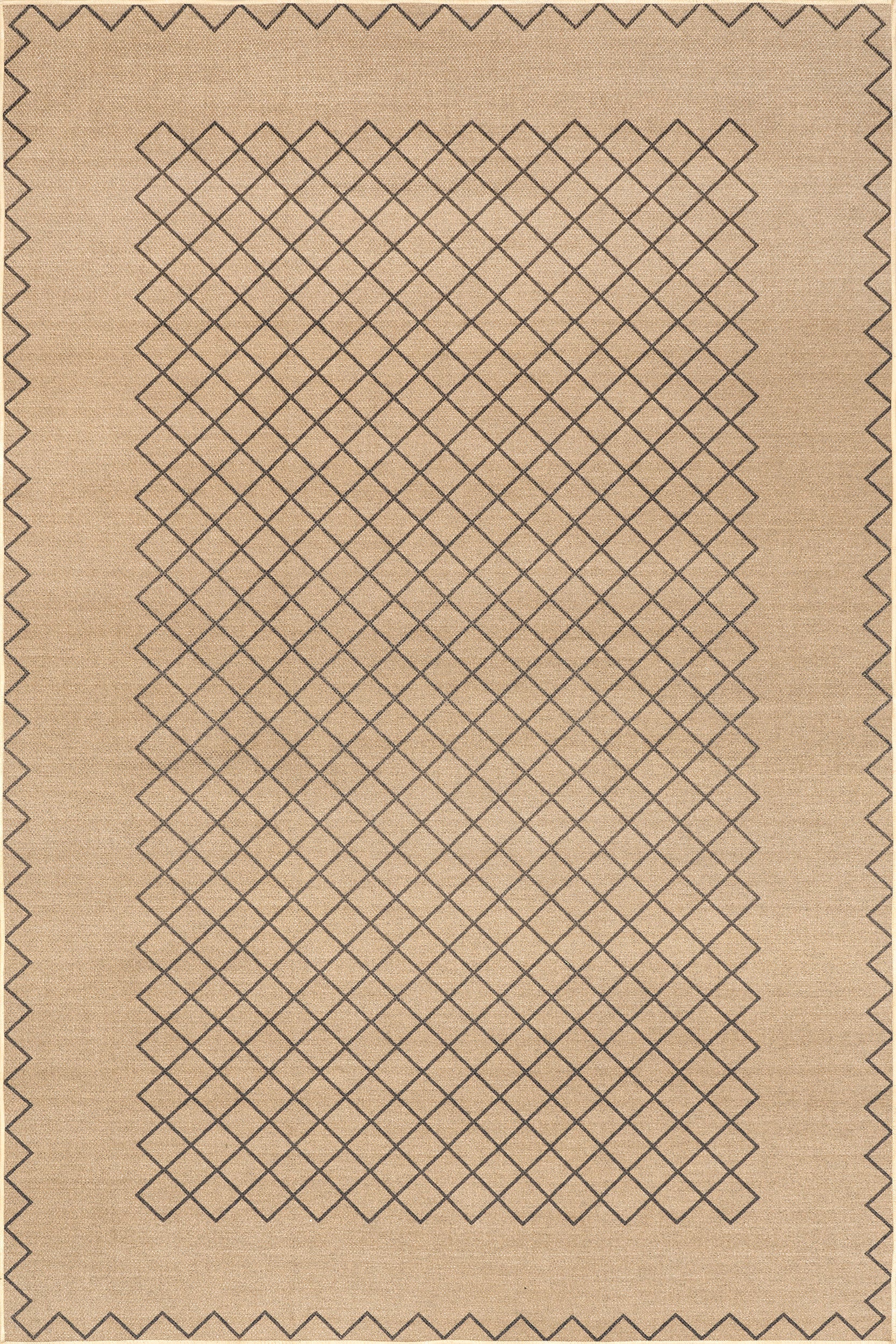 Sloane Easy-Jute Washable Crosshatch Rug | Natural