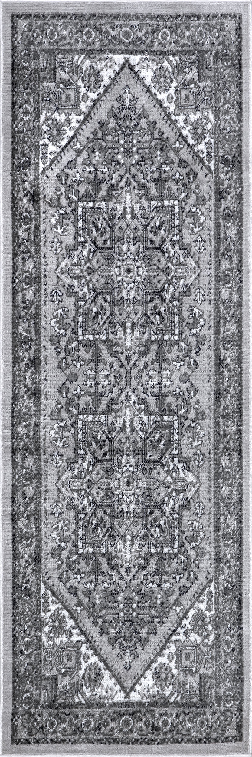 Snowflake Medallion Rug | Grey