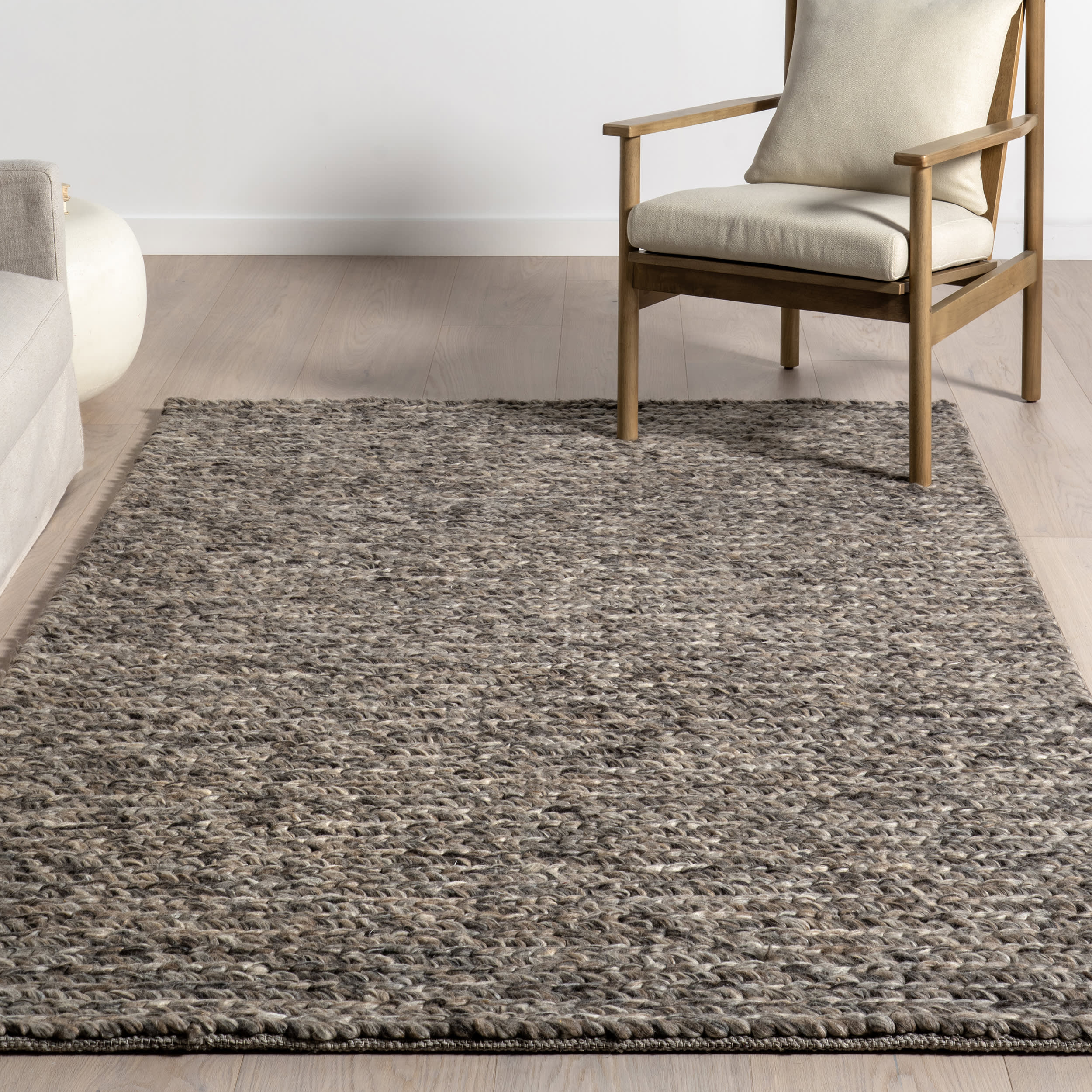 Softest Knit Wool Rug | Grey - Image 5
